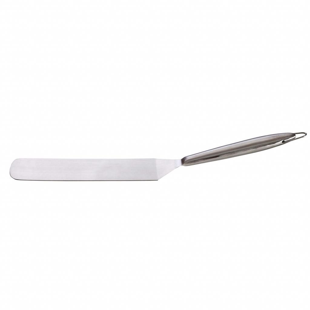 Paella World International Grillspachtel Robuster Edelstahl BBQ-Spachtel 45 cm mit 23 x 5 cm