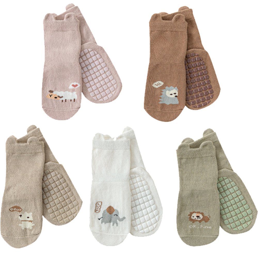 Mmgoqqt Socken »5Paar Baby Socken Stoppersocken Antirutschsocken Anti  Rutsch Babysocken Rutschfest für 0-7 Jahre Baby Neugeborenes Kinder  Kleinkinder Jungen und Mädchen«
