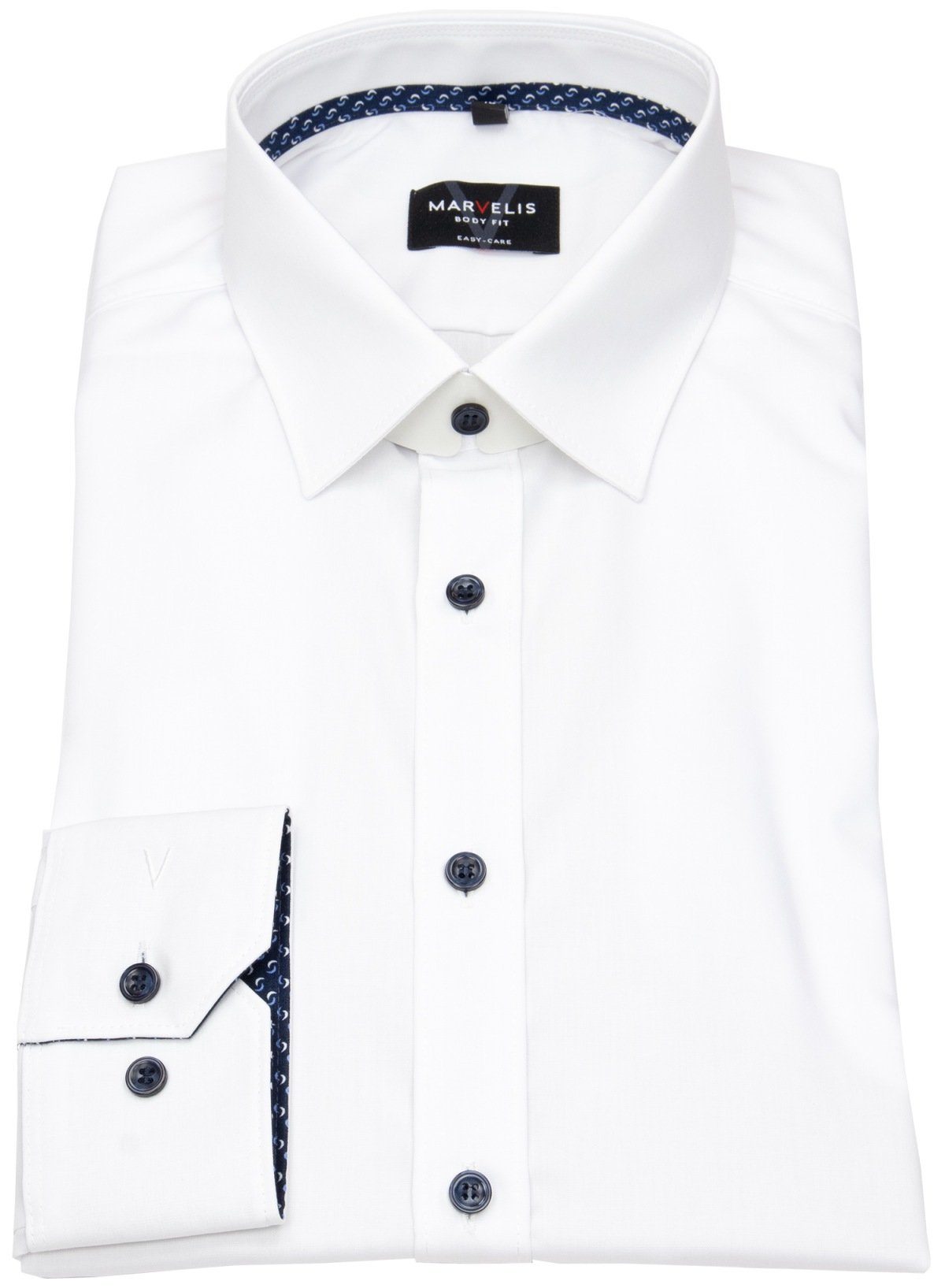 MARVELIS Businesshemd Body Fit stark tailliert günstig online kaufen