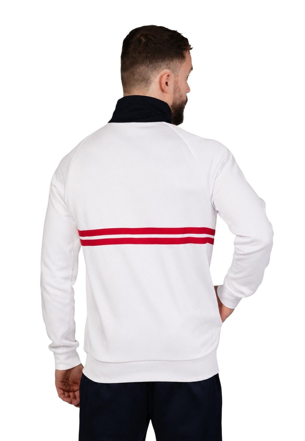 Sergio Tacchini Trainingsjacke Jacke Sergio Tacchini Dallas Track top Farbige Streifen-Details