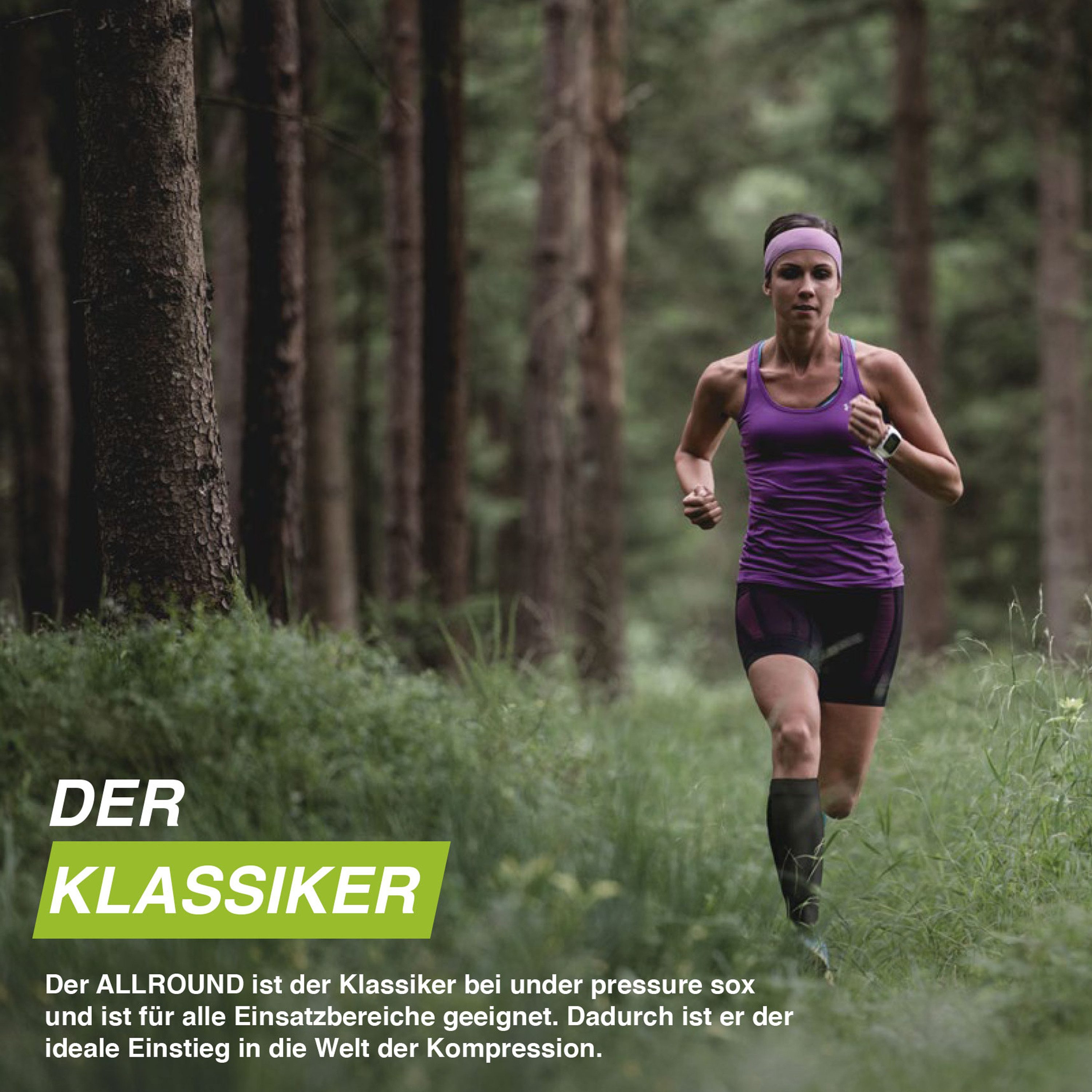 under pressure Kompressionsstrümpfe Allround, Sport-Kompressionsstrumpf