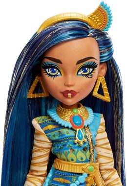 Mattel® Anziehpuppe Monster High, Cleo de Nile mit Hund