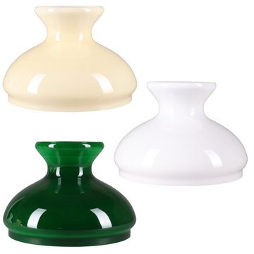 Home4Living Lampenschirm Petroleumglas Lampenglas Ersatzglas Ø185mm Opalglas Weiß, Dekorativ