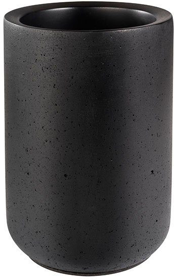 APS Wein- und Sektkühler Element, Maße ca. Ø 12 cm, Höhe 19 cm, Innendurchmesser ca. 9,5 cm, aus Naturstein, für Flaschen und Getränke, auch als Vase einsetzbar