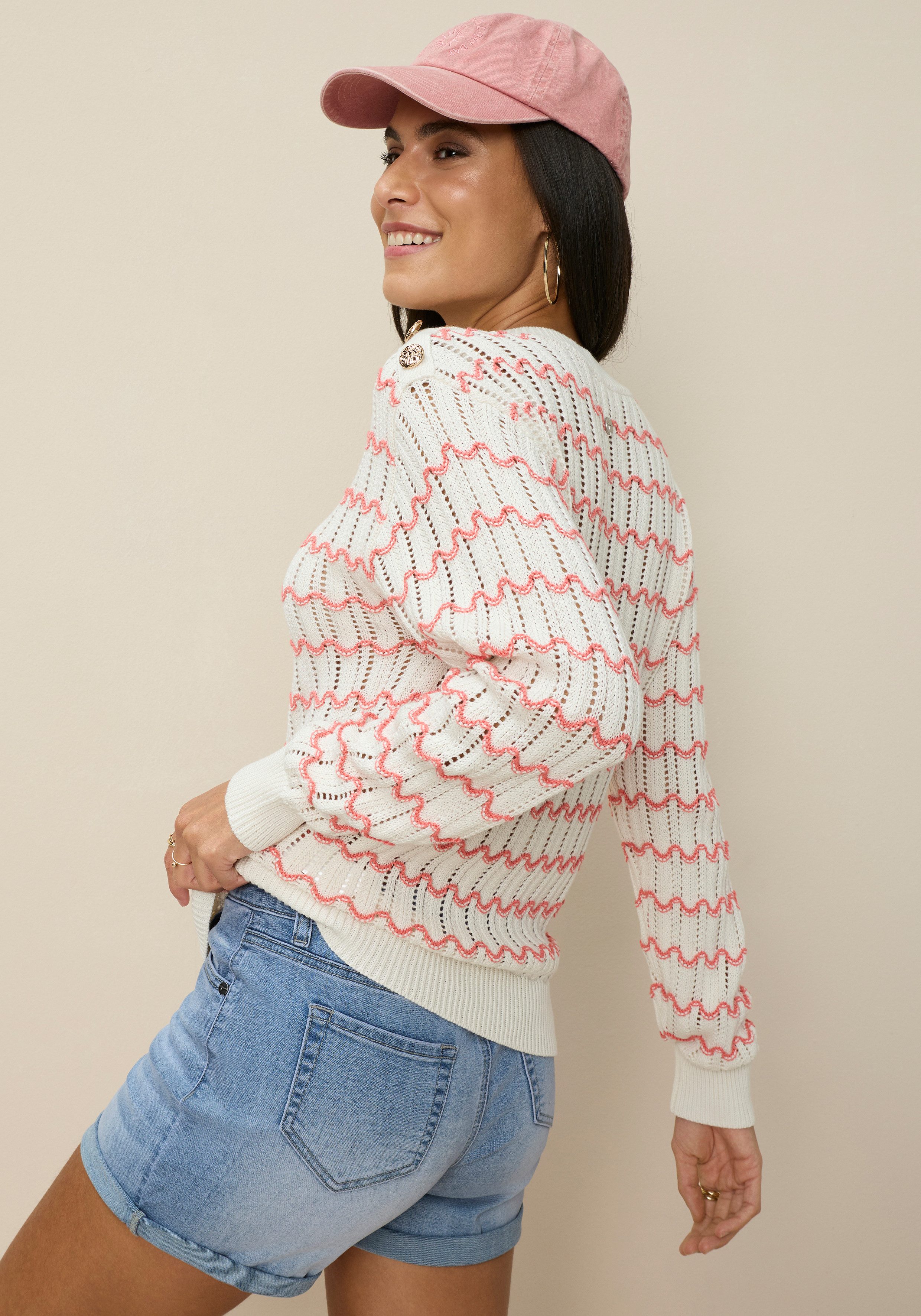 Tamaris Rundhalspullover weiches Strickmaterial, elastische Qualität, lässi günstig online kaufen