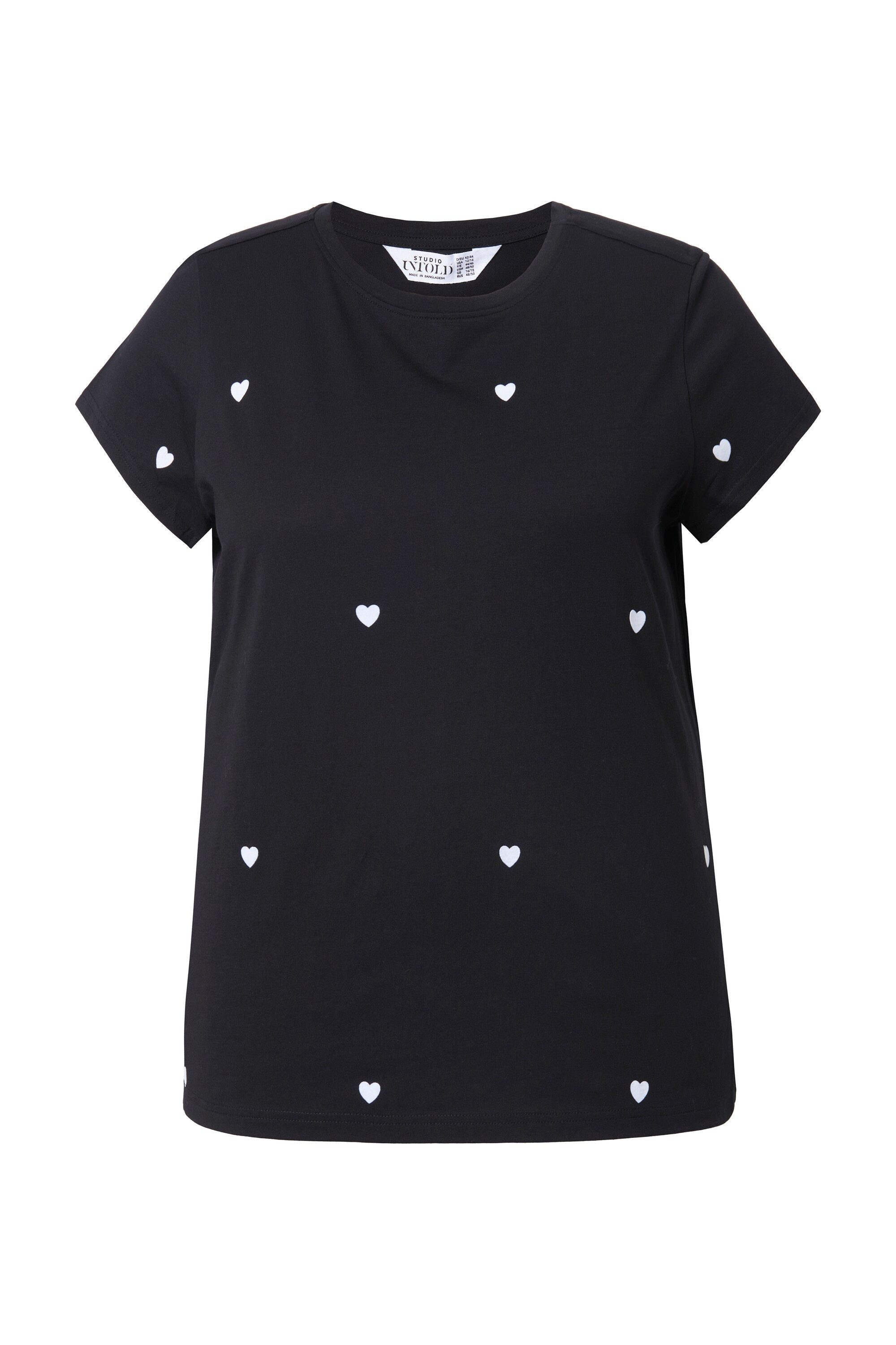 Studio Untold T-Shirt T-Shirt Rundhals Herzen günstig online kaufen