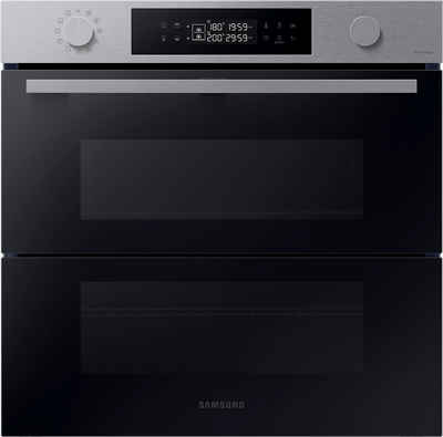 Samsung Pyrolyse Backofen NV7B4530ZAS, Pyrolyse-Selbstreinigung, Dual Cook Flex – Ein Ofen. Zwei Garräume. Maximale Flexibilität.