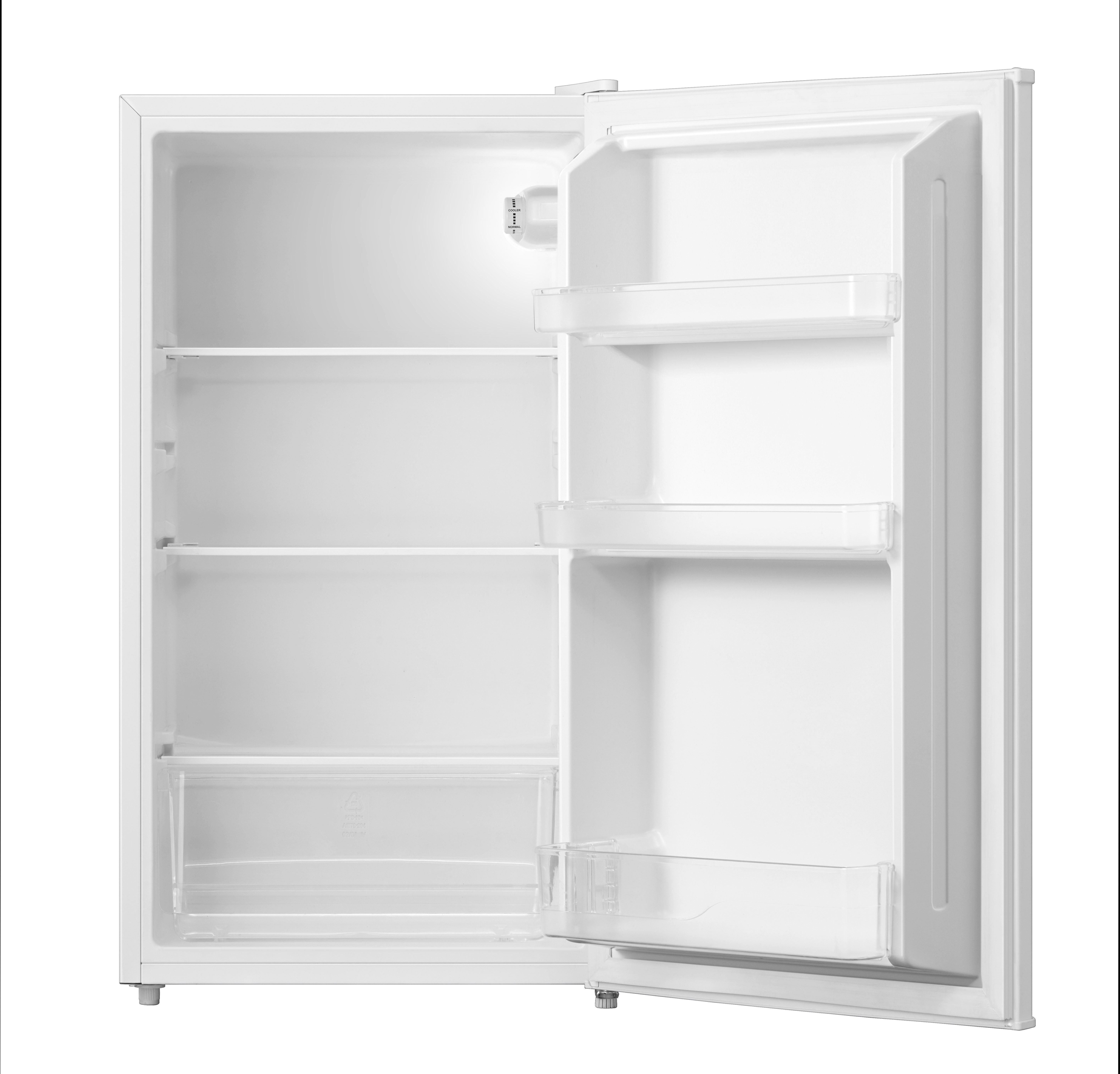 ECG Kühlschrank ERT 10861 WE, 86,4 cm hoch, 47,2 cm breit, Die ideale Wahl für kleinere Räume