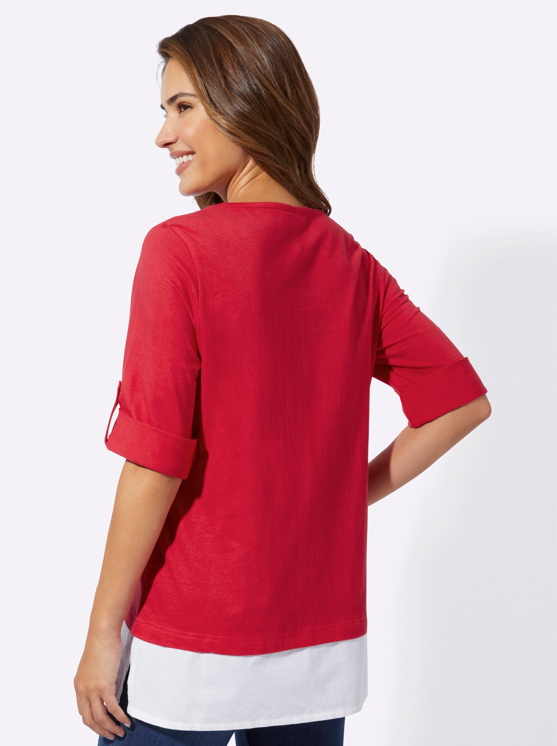 Sieh an! Sweater 2-in-1-Shirt günstig online kaufen