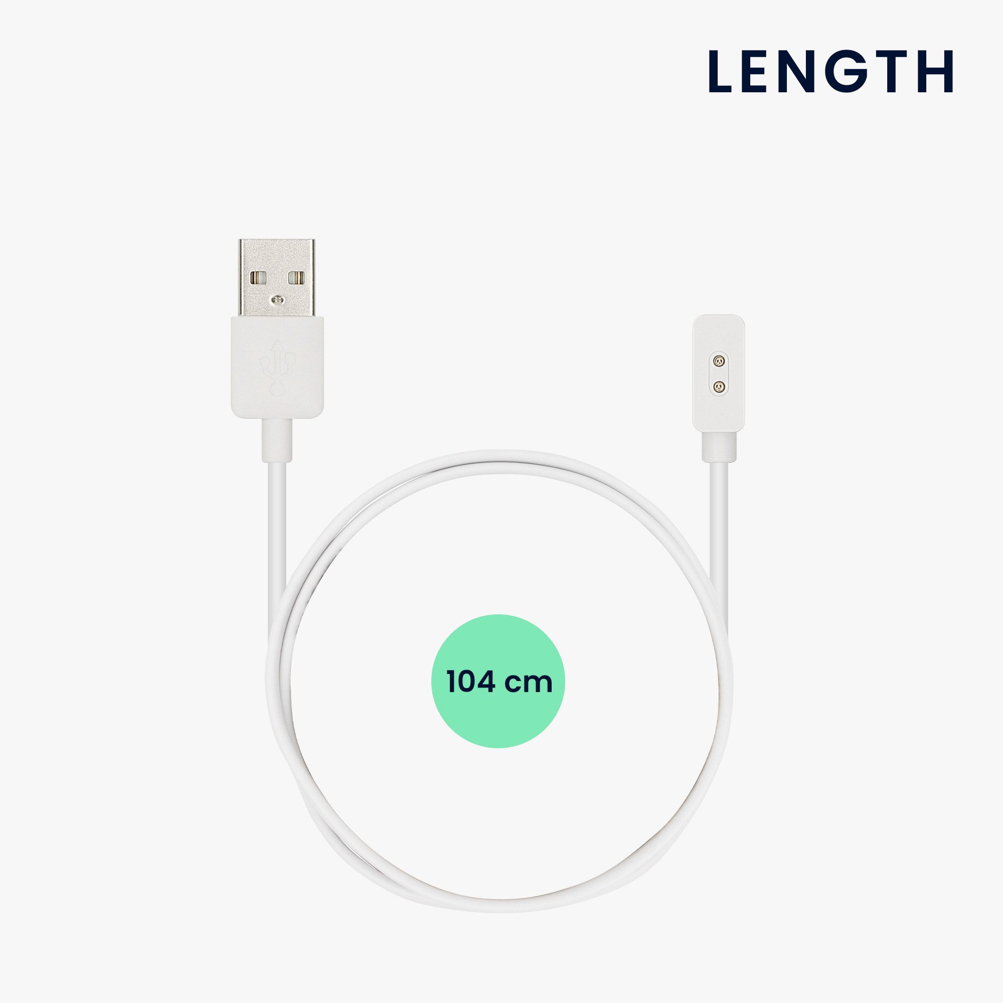 kwmobile Smartwatch Ladekabel für Xiaomi Redmi Watch 5 Active / Watch 5 Lite Smartwatch-Ladekabel, (7.00 cm), USB Ladekabel für Smartwatch Aufladekabel - Fitnesstracker Ersatzkabel