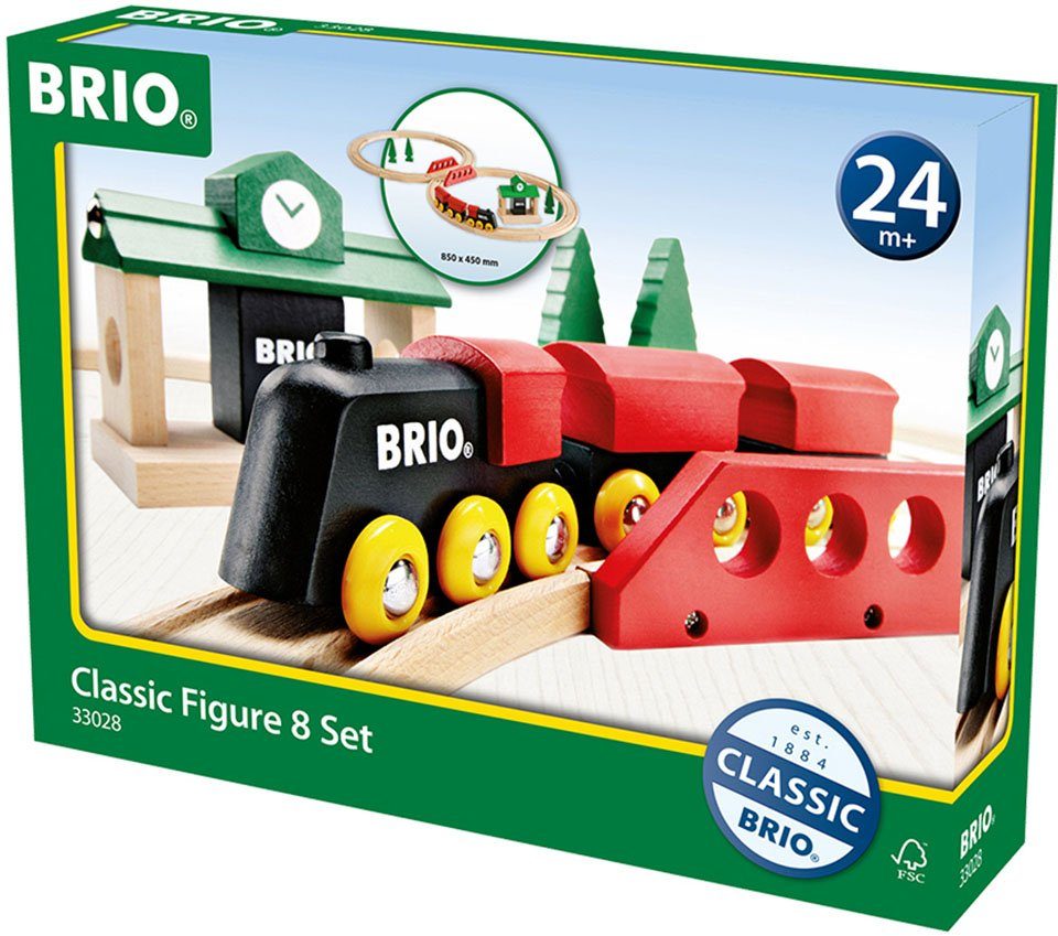 BRIO® Spielzeug-Eisenbahn Bahn Acht Set - Classic Line, (Set), Made in Euro günstig online kaufen