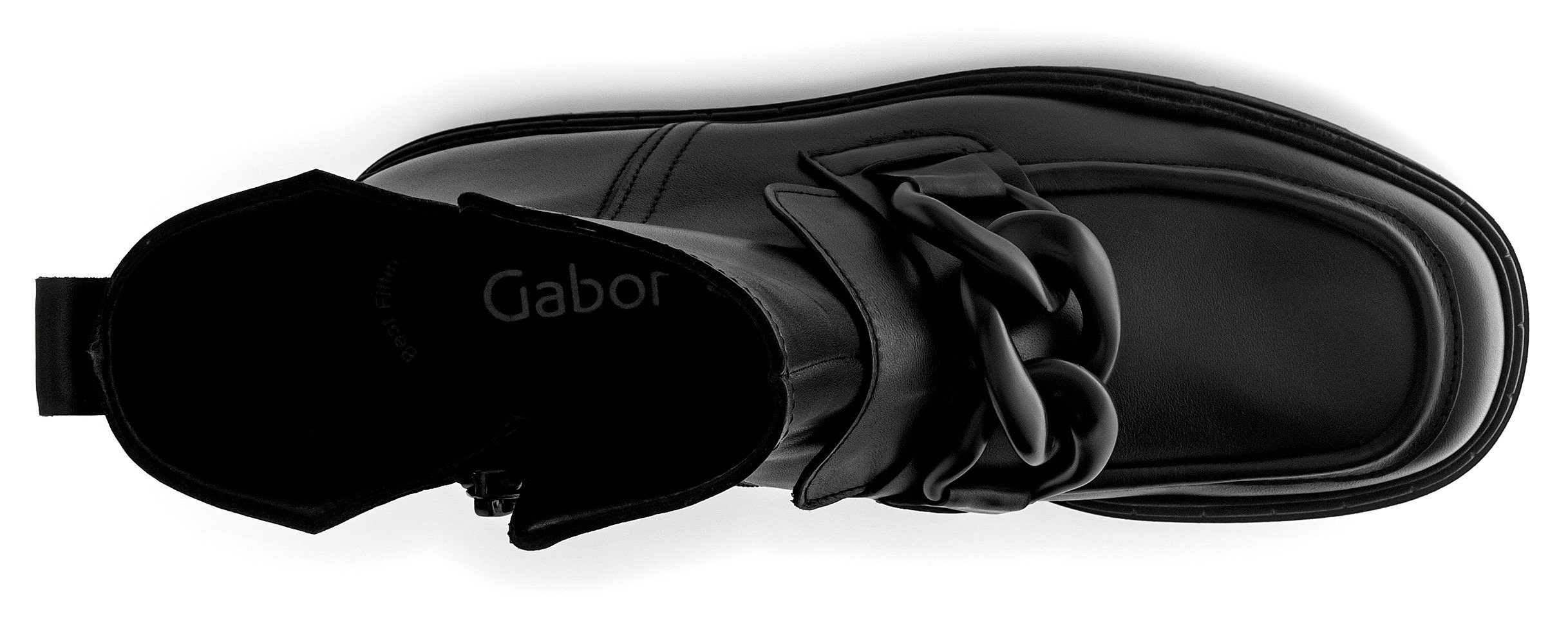 Best Gabor schwarz mit Stiefelette Fitting-Ausstattung