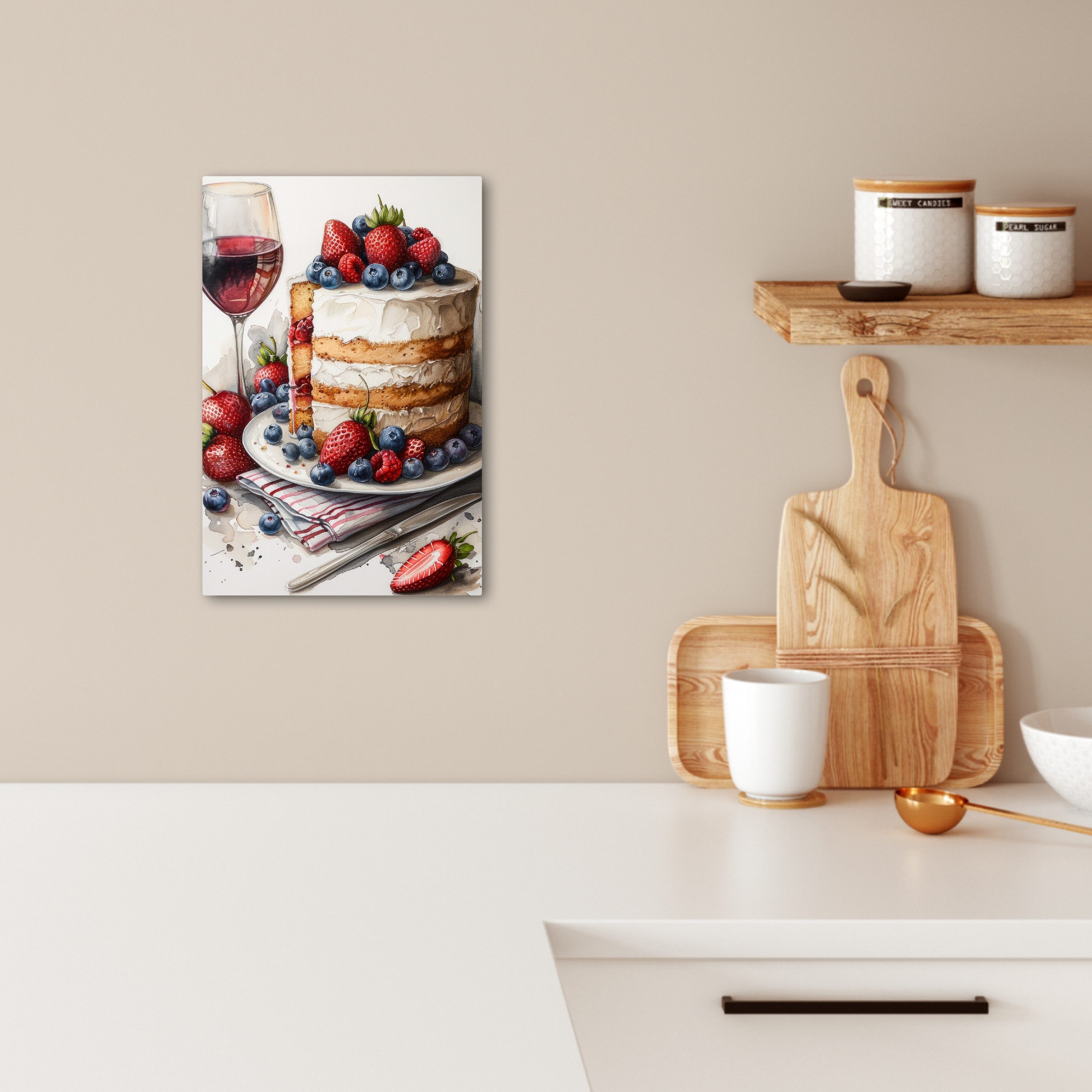 OneMillionCanvasses® Leinwandbild Stilleben - Bunt - günstig online kaufen