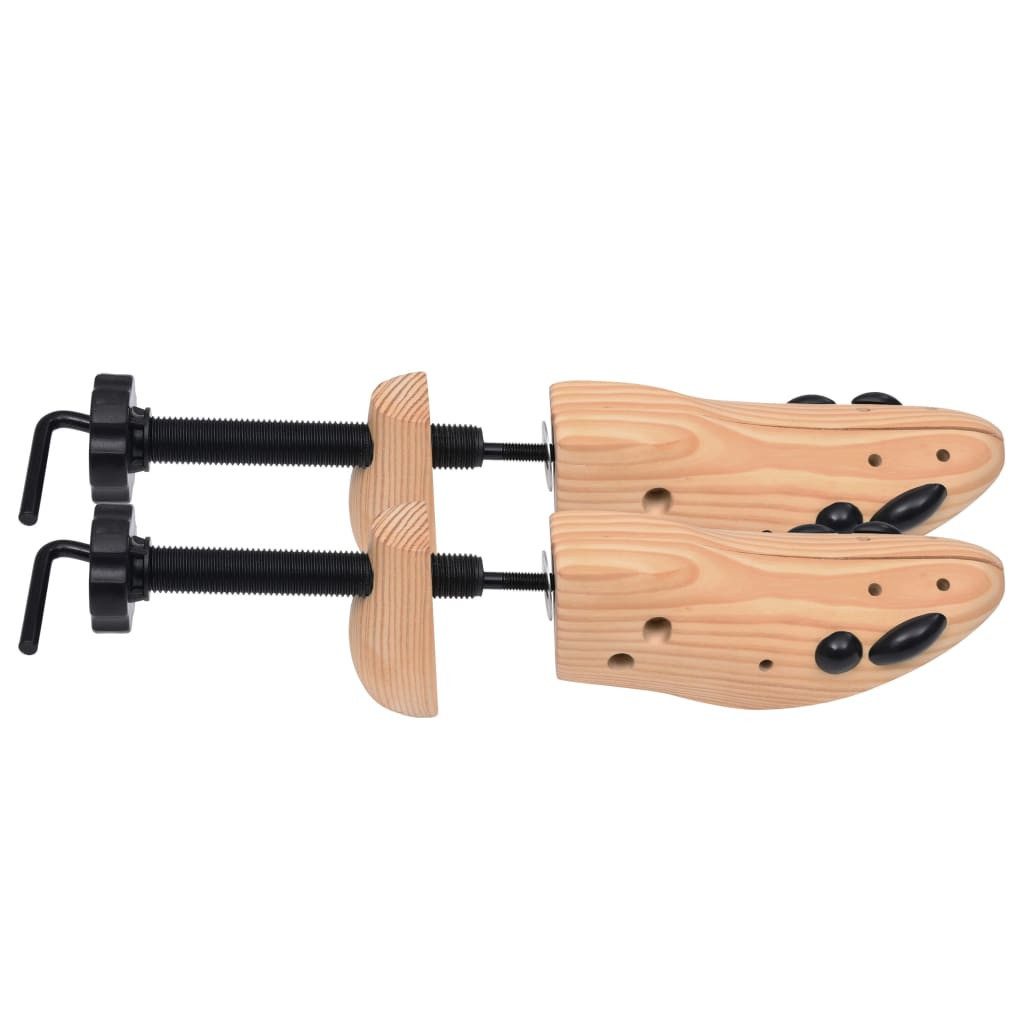 vidaXL Schuhspanner EUR 41-46 Schuhspanner aus Kiefer Massivholz für Größe 41-46 perfekt f