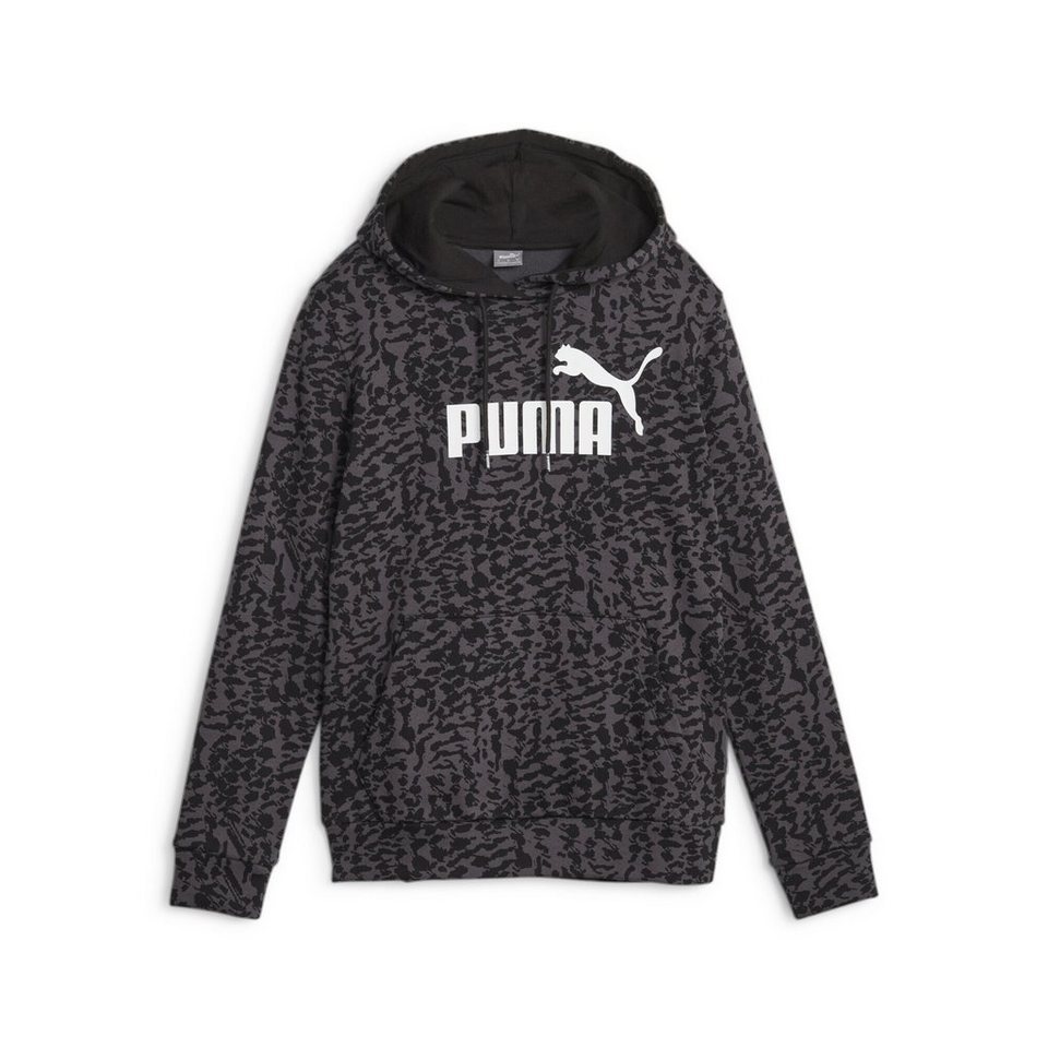 PUMA Sweatshirt ESS+ ANIMAL Hoodie Damen, Durchgehender Animal-Print