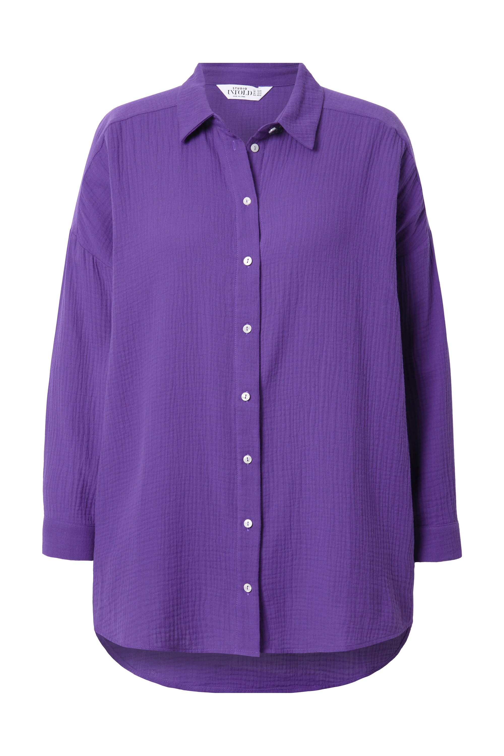 Studio Untold Hemdbluse Musselin Bluse oversized günstig online kaufen