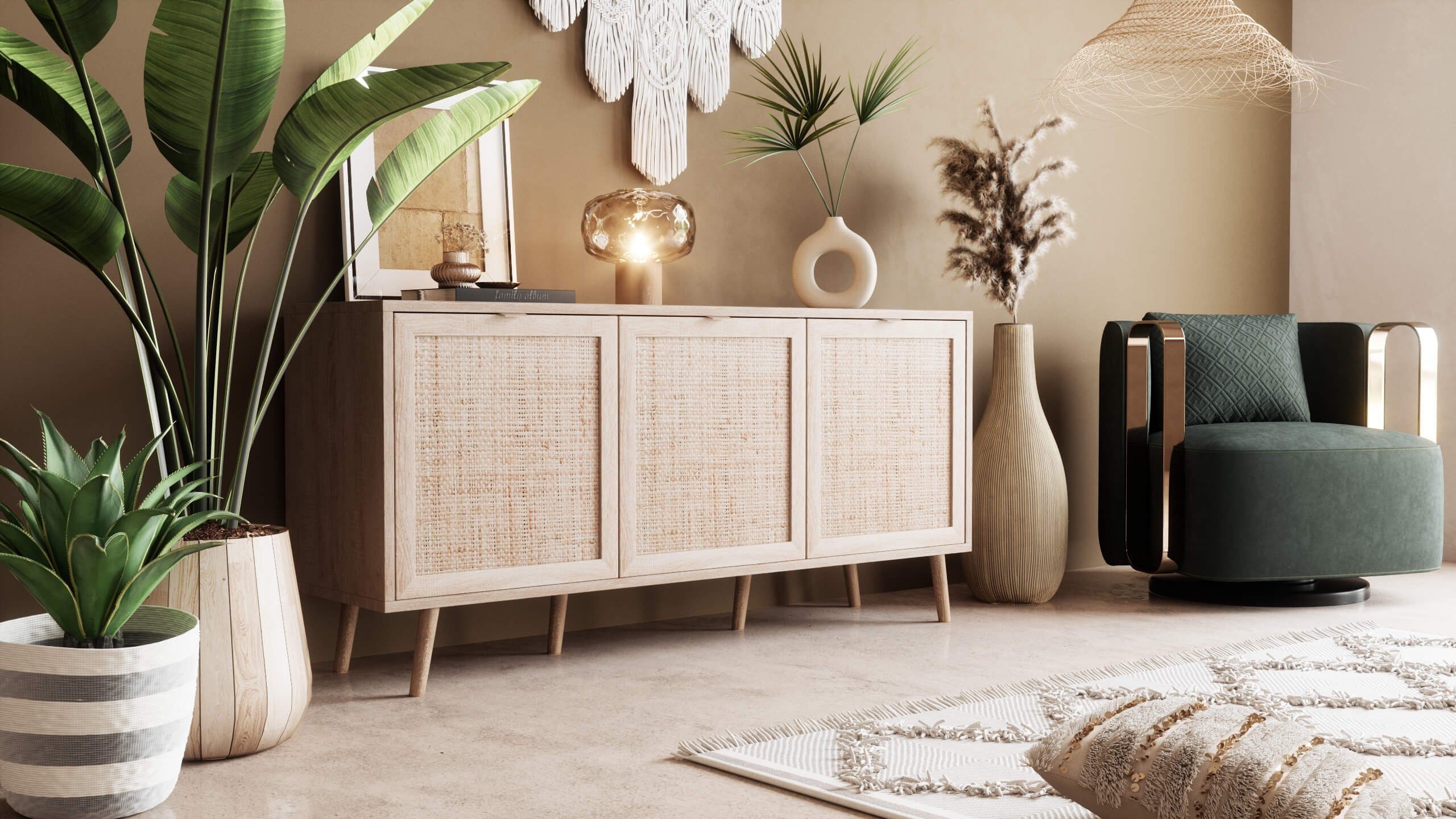 Newroom Sideboard Mila, Sideboard Sonoma Eiche günstig online kaufen