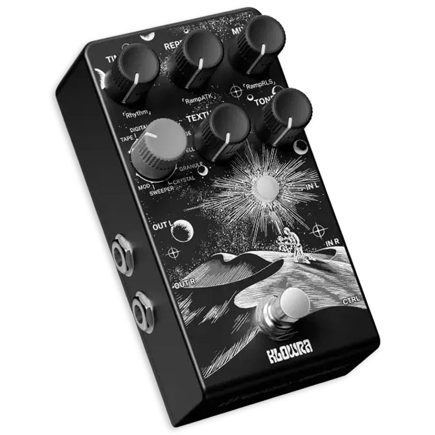 Klowra E-Gitarre Klowra Effektgerät Everlast Delay Pedal, Effektgerät, Delay Pedal