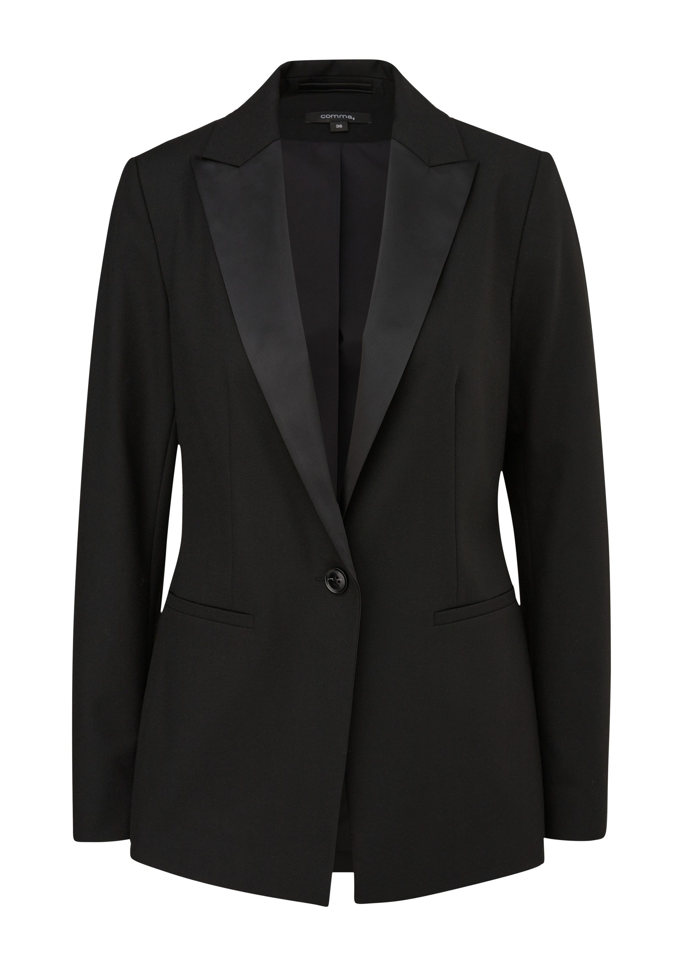 comma Jackenblazer Indoor-Blazer Taillierter Blazer