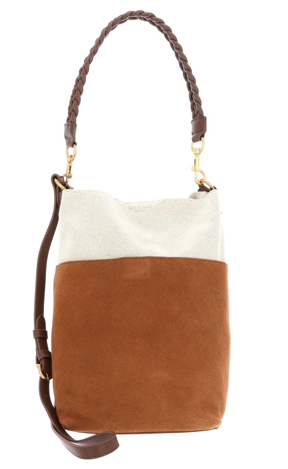Handtasche Woven Handle Medium Bucket Bag