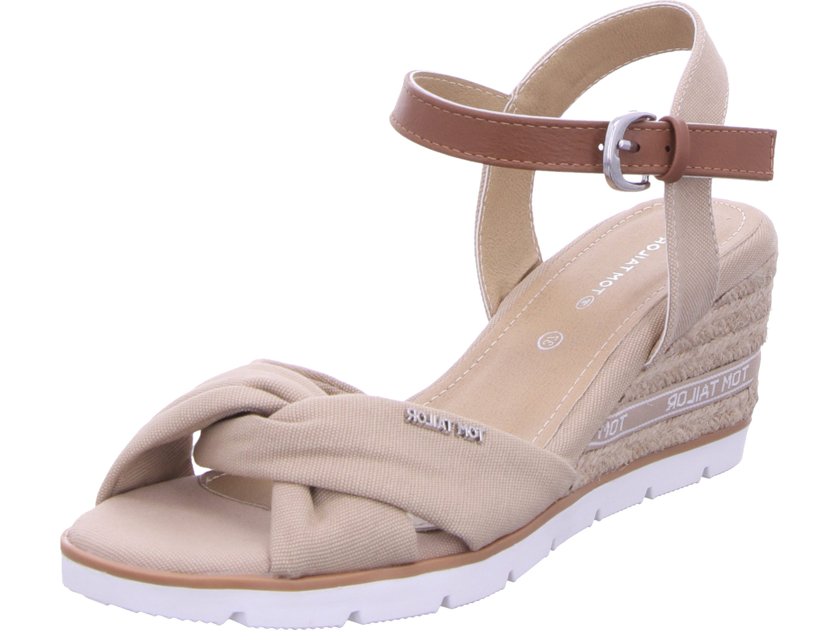 TOM TAILOR Keilsandalette 100% vegan