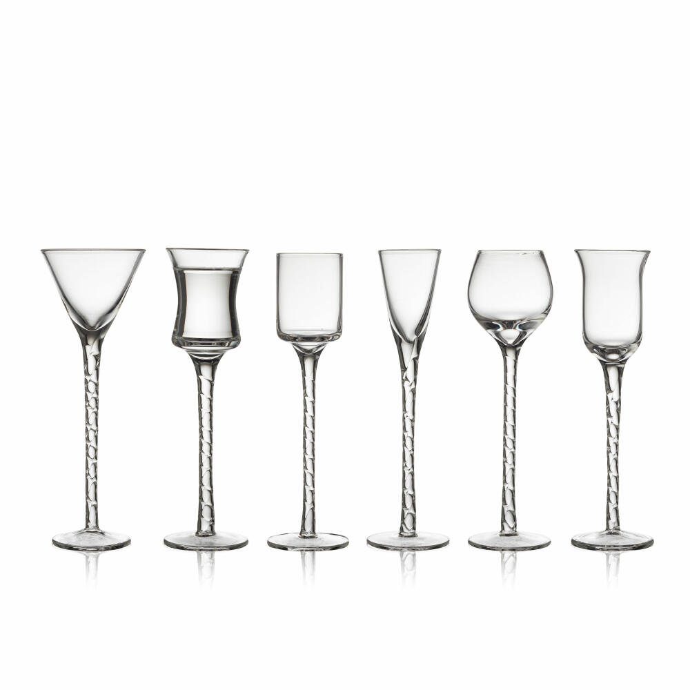 LYNGBY-GLAS Schnapsglas Rom 6er Set, Glas