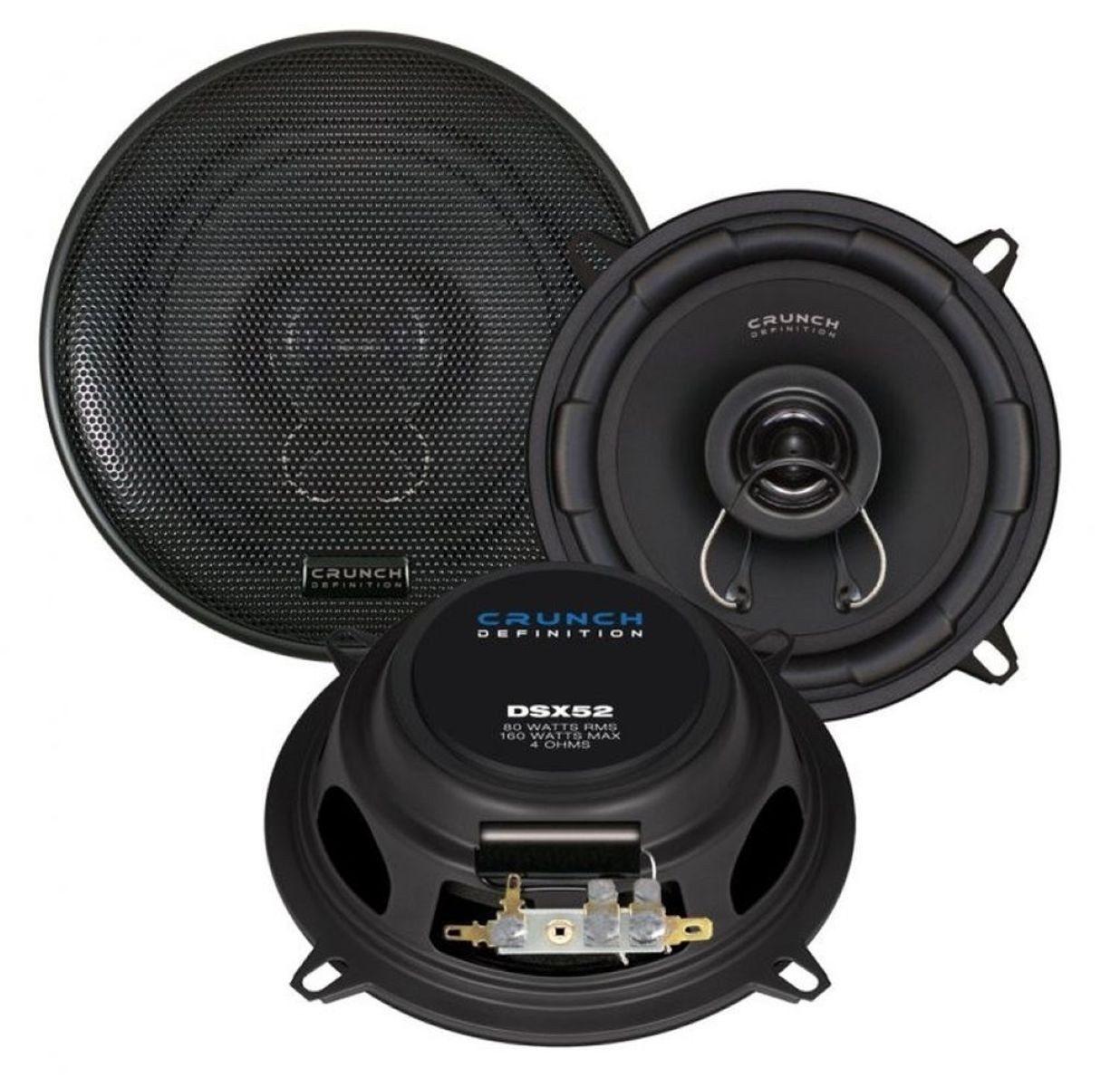 Crunch DSX52 13cm Koax-System Auto-Lautsprecher (80 W)