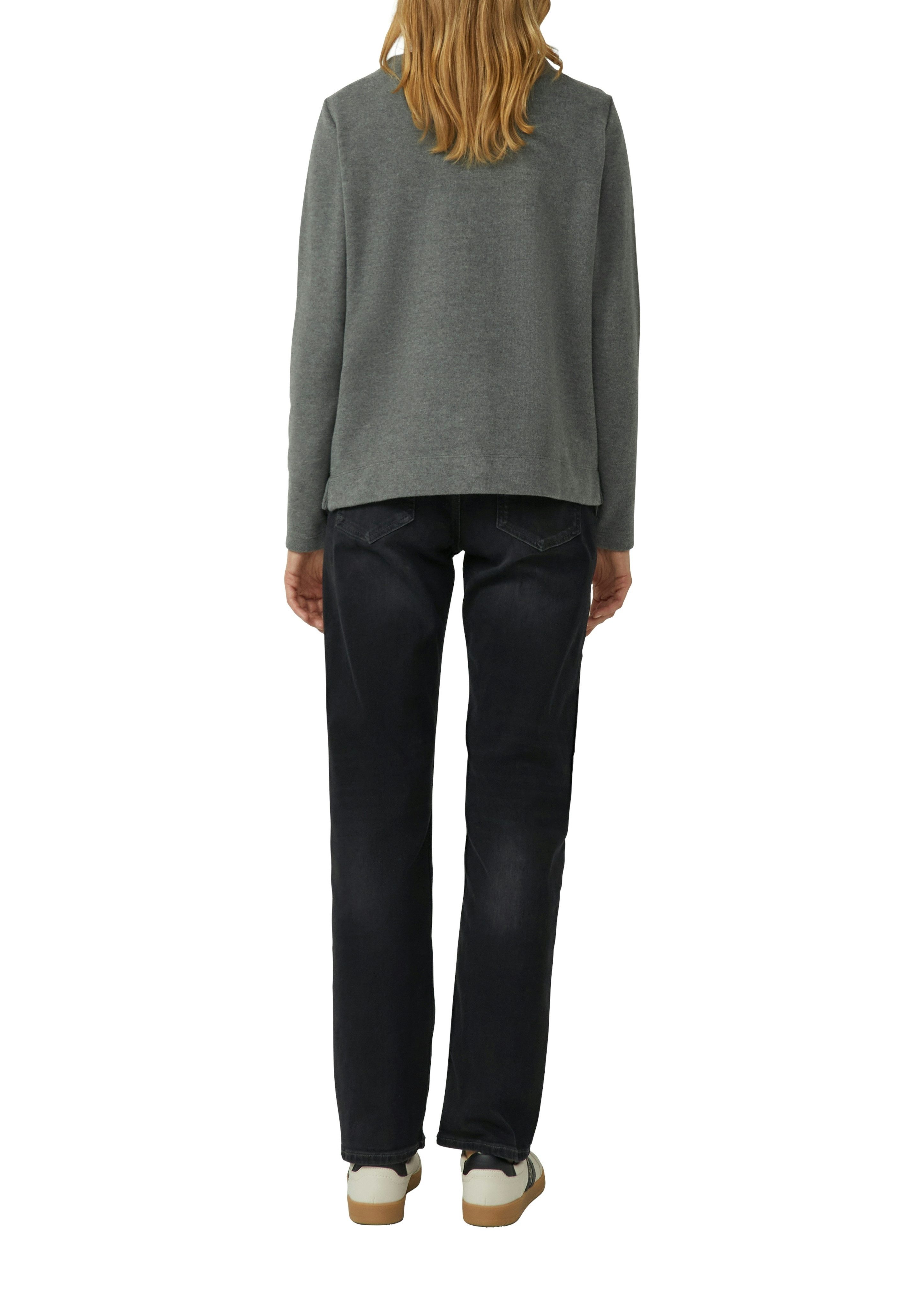 s.Oliver Sweatshirt mit kleinem Stehkragen/Turtleneck – Bild 2 von 4