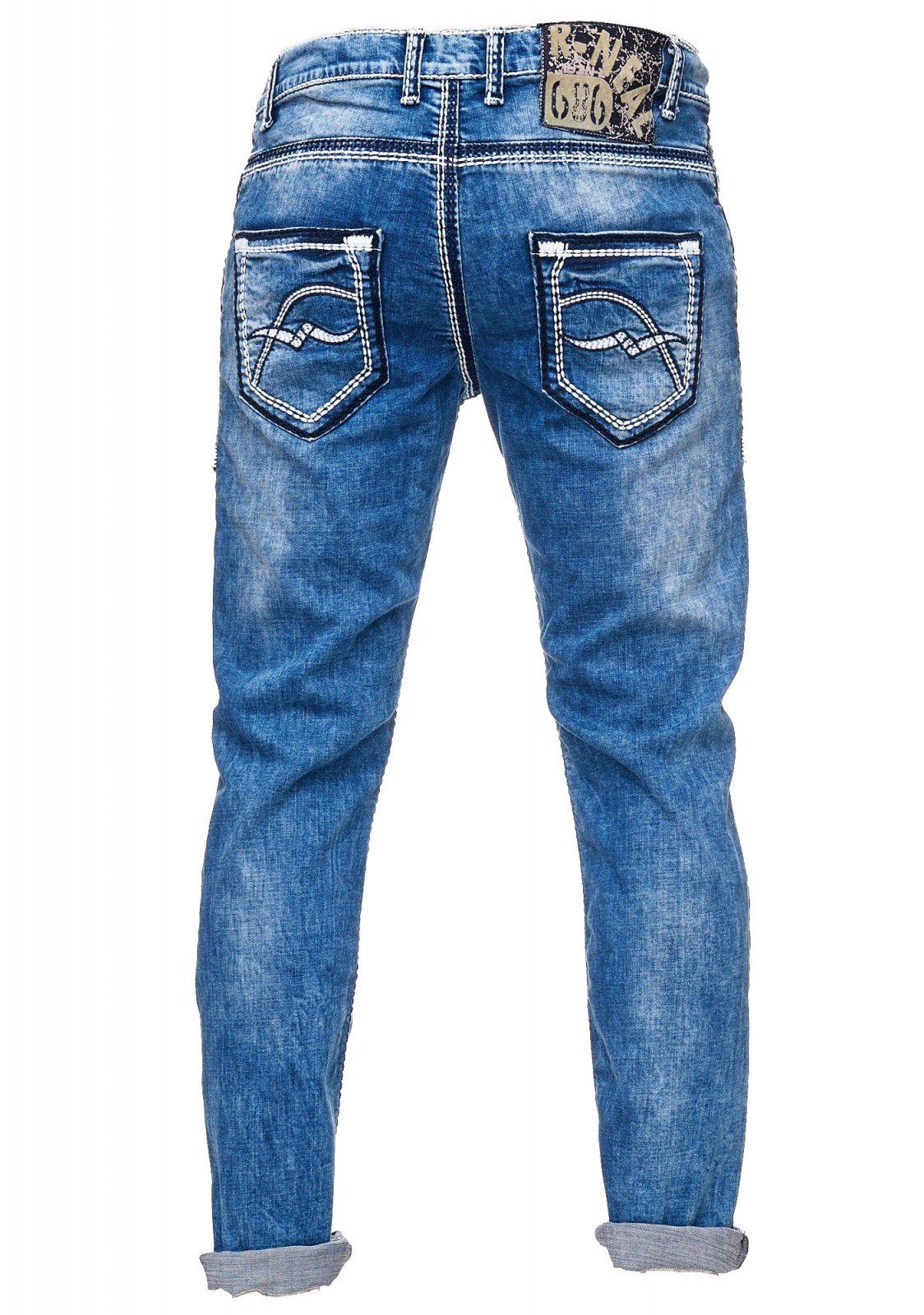 Waschung Neal Rusty mit dezenter Regular-fit-Jeans