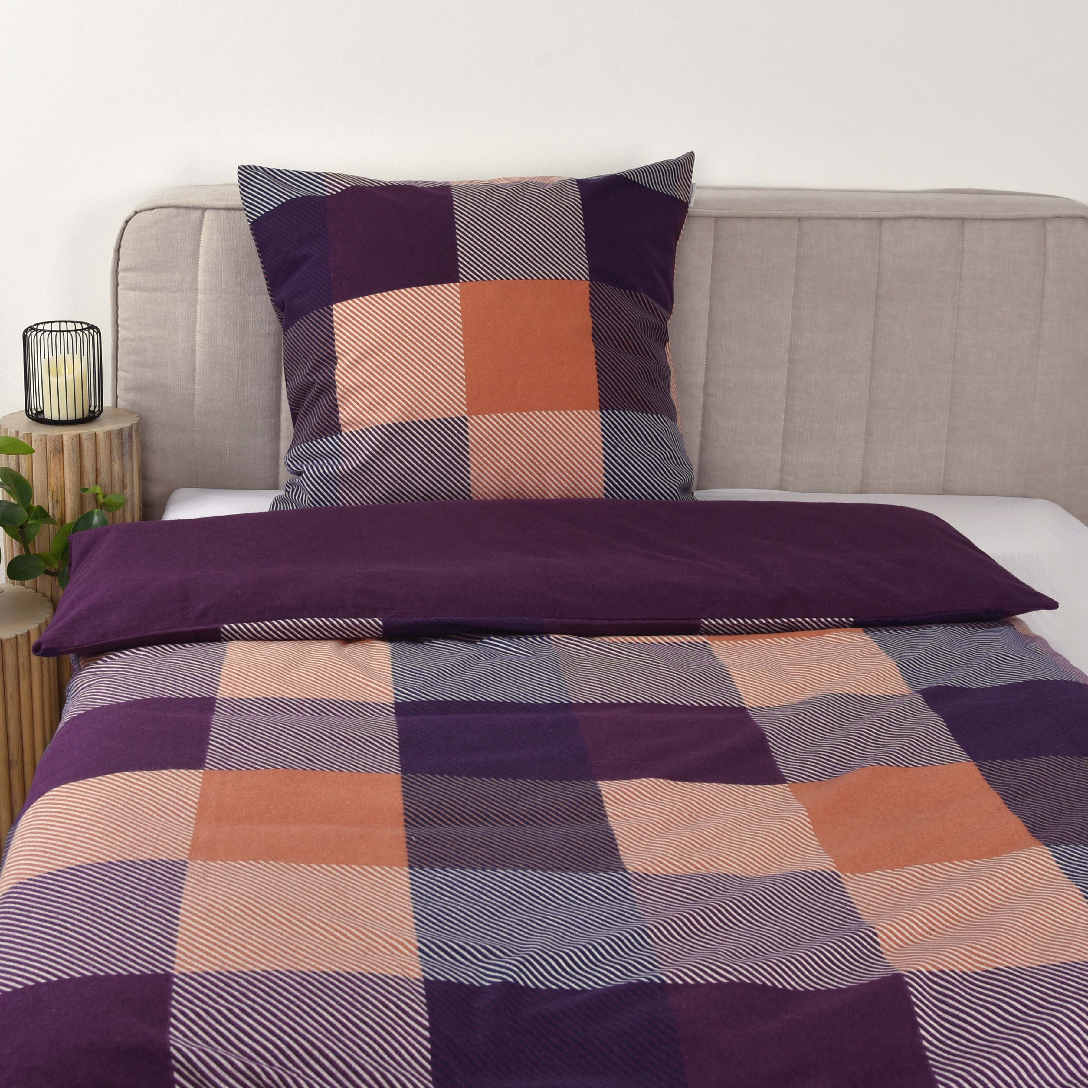 TOM TAILOR HOME Wendebettwäsche BOLD MOSAIC in Gr. 135x200cm, 155x220cm oder 200x220cm, Flanell, 2 teilig, new bedroom, gewebtes Label – Bild 2 von 5