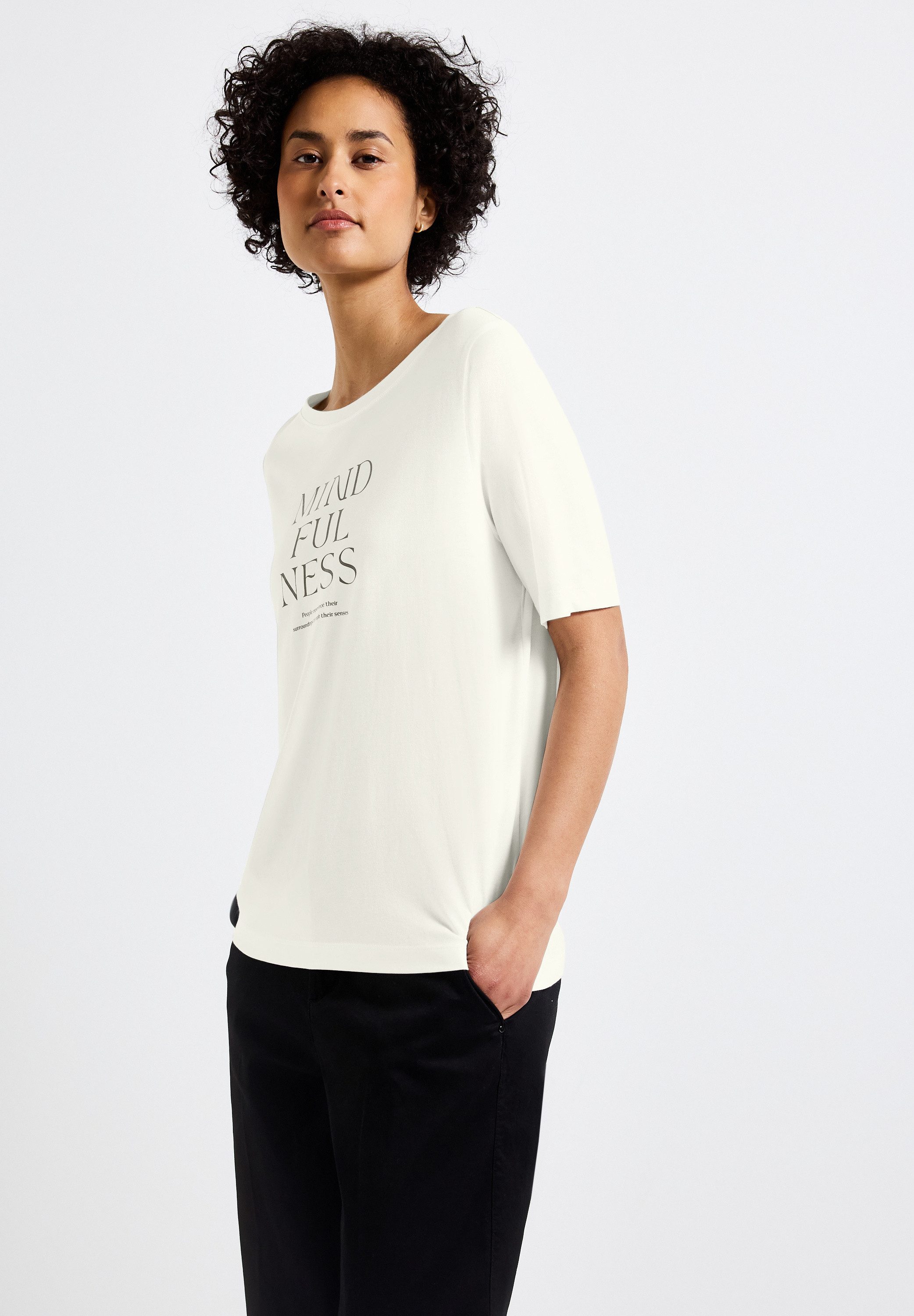 STREET ONE Print-Shirt im soften Baumwoll-Mix günstig online kaufen