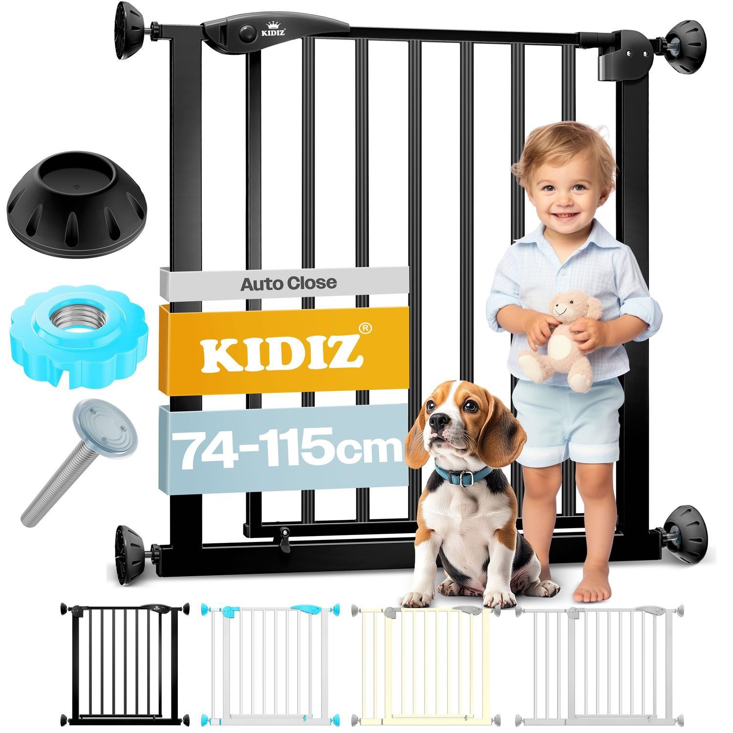 KIDIZ Türschutzgitter, Türschutzgitter Absperrgitter Treppengitter Kindergi günstig online kaufen