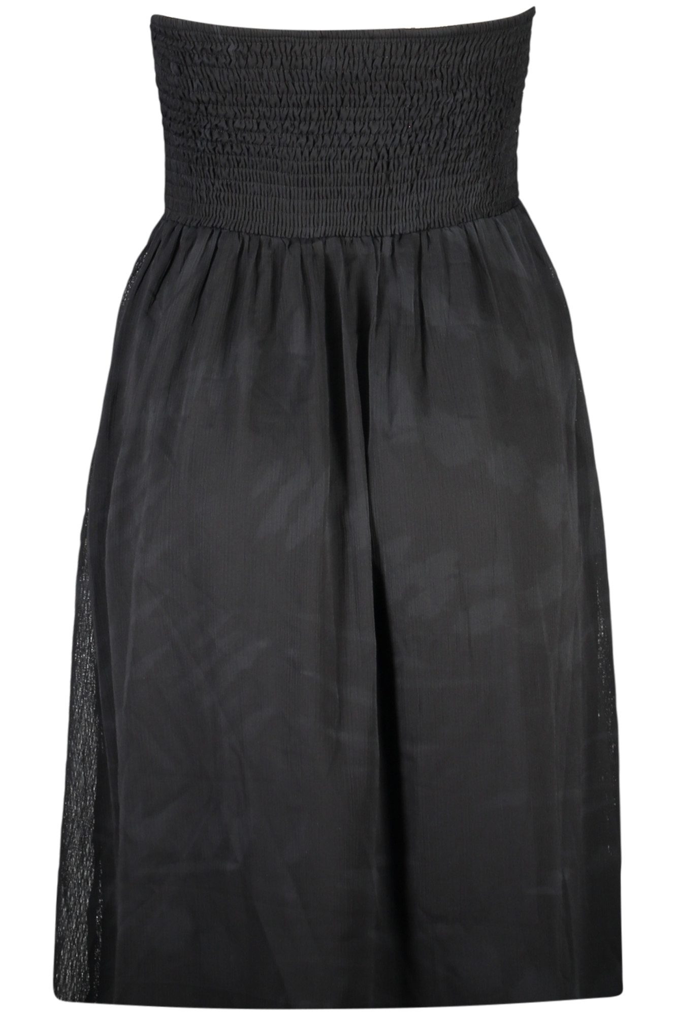 Desigual Partykleid Elegantes Schwarzes Maxikleid für Damen mit Muster und Neckholder