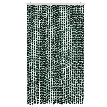 vidaXL Insektenschutz-Vorhang Fliegenvorhang Grün und Weiß 118x220 cm Chenille