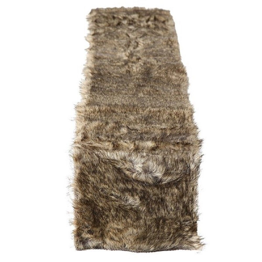 BOLTZE GRUPPE GmbH Tischband Tischband Warin braun 120x20 cm (1-tlg), Acryl günstig online kaufen