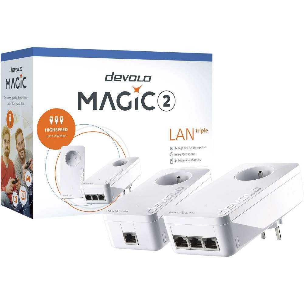 DEVOLO Powerline Starter Kit 8514 Reichweitenverstärker