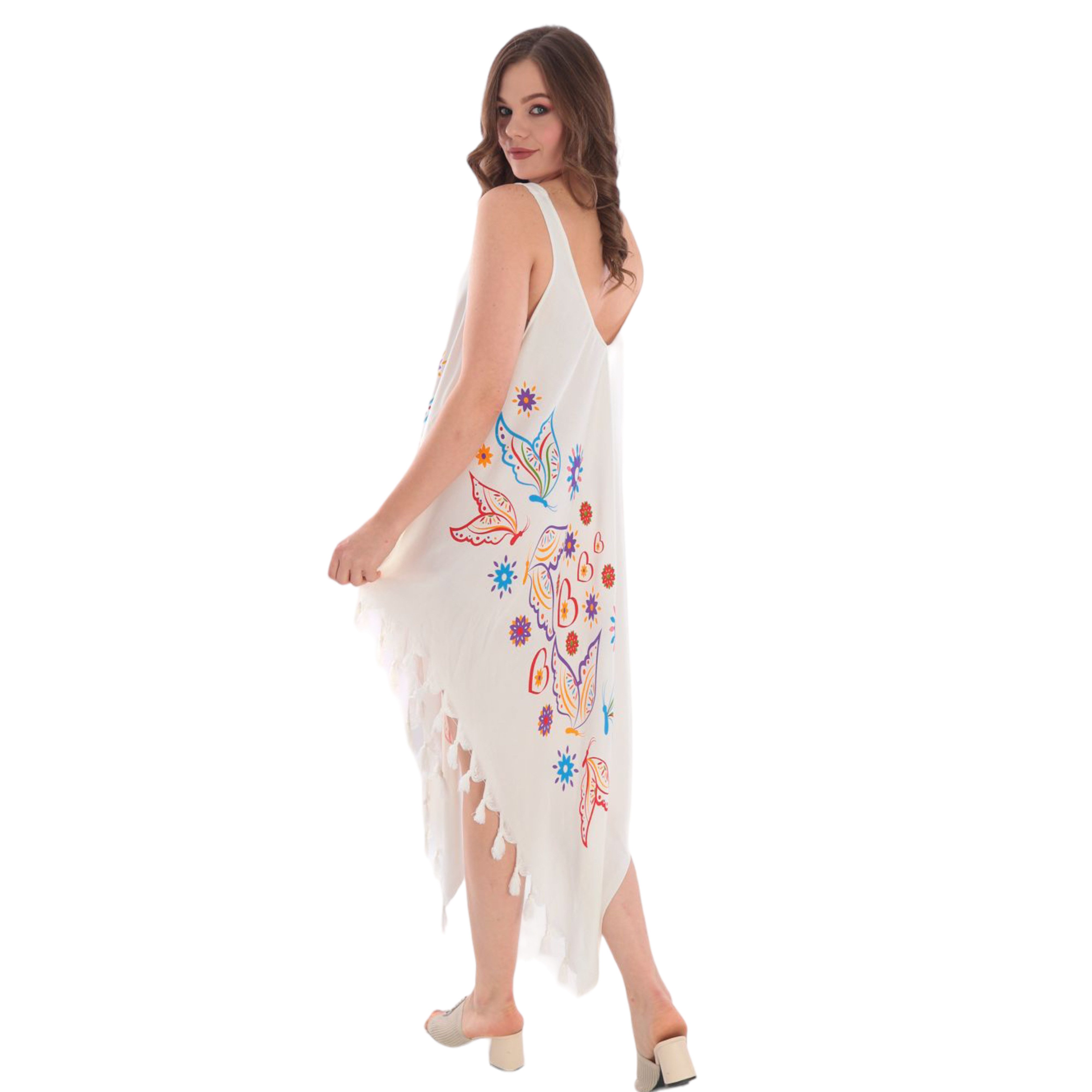 herémood Strandkleid Strandkleid Damen Sommerbreeze Komfort und Raffinesse Unisize Leicht