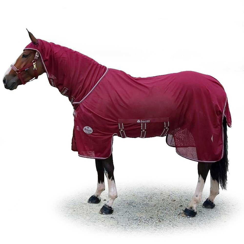 Bucas Pferde-Fliegendecke Bucas Jubilee Buzz-Off X Full Neck - Ruby