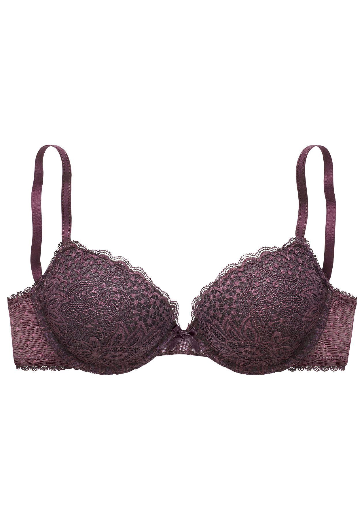 Vivance Push-up-BH rundherum mit floraler Spitze, Dessous. € 29,99