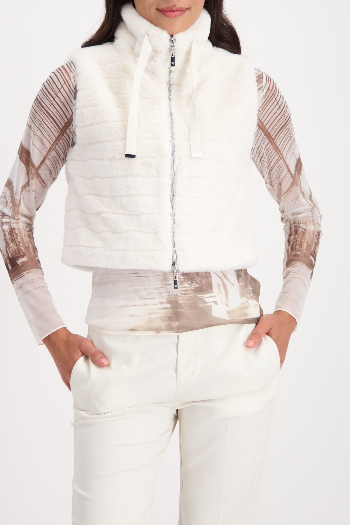 Monari Fellimitatweste Weste fake fur Regular günstig online kaufen