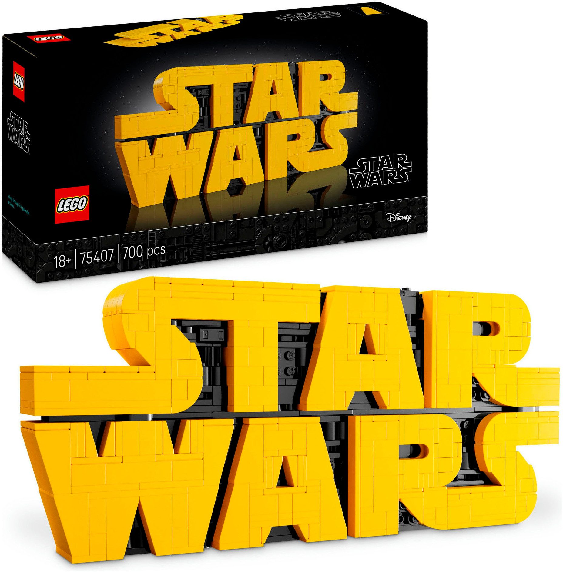 LEGO® Star Wars Logo aus LEGO Steinen (75407), LEGO Star Wars ™ Konstruktio günstig online kaufen