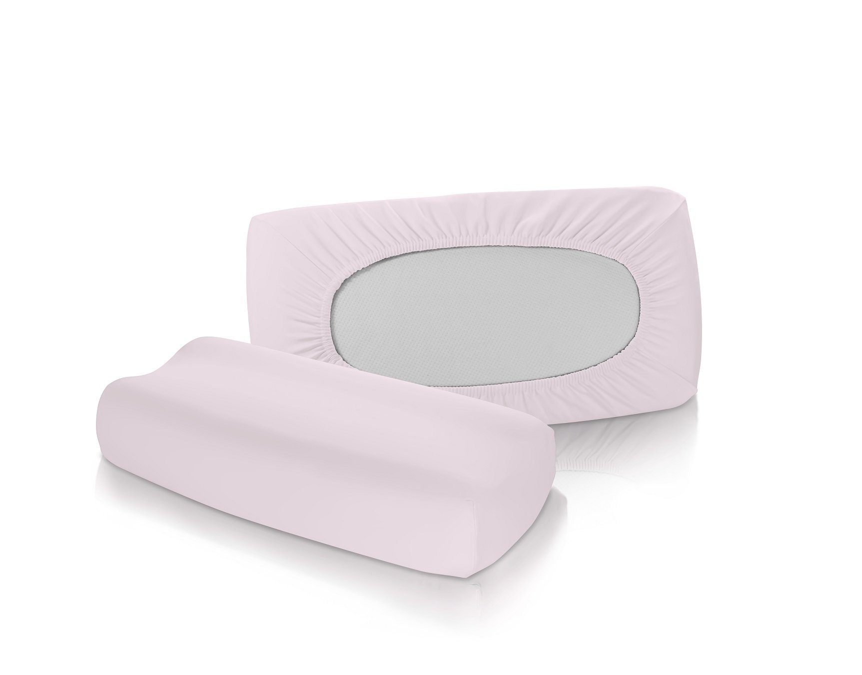 fleuresse Kissenbezüge 2 Stück Jersey Spannbezug für Nackenstützkissen Kiss günstig online kaufen