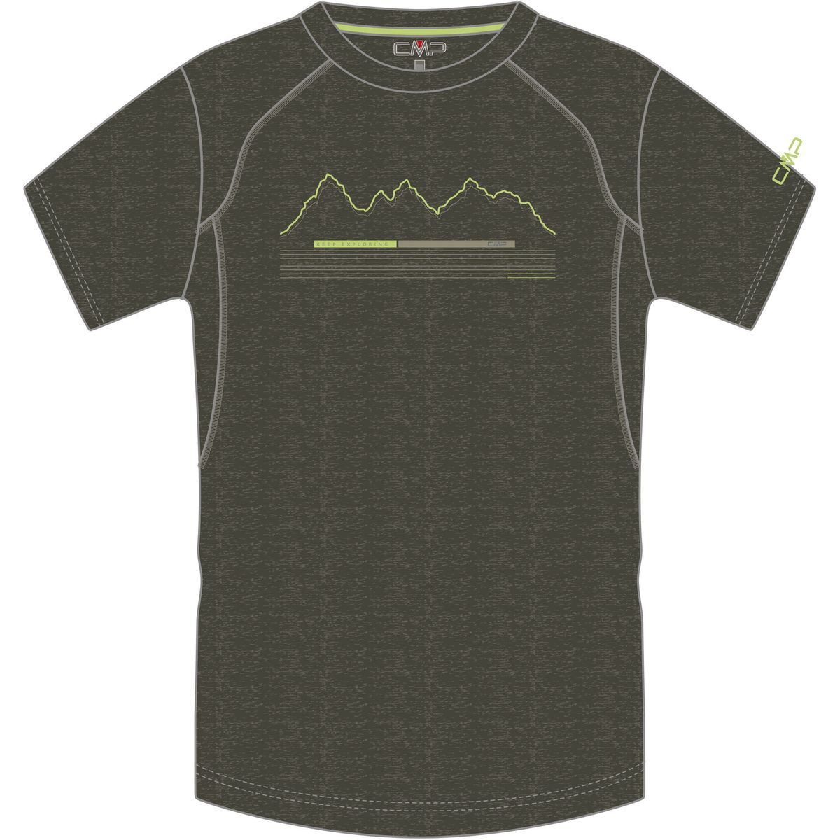 CMP Kurzarmshirt MAN T-shirt Perfektes T-Shirt für Outdoor-Abenteuer, schnelltrocknend und