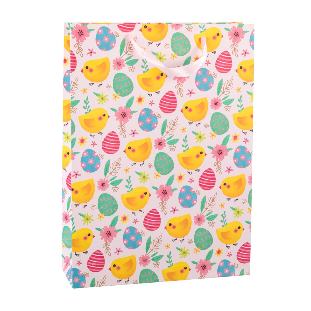 Idena Tragetasche Geschenktasche - Ostern, 25 x 34,5 x 8,5 cm, 210g/m²