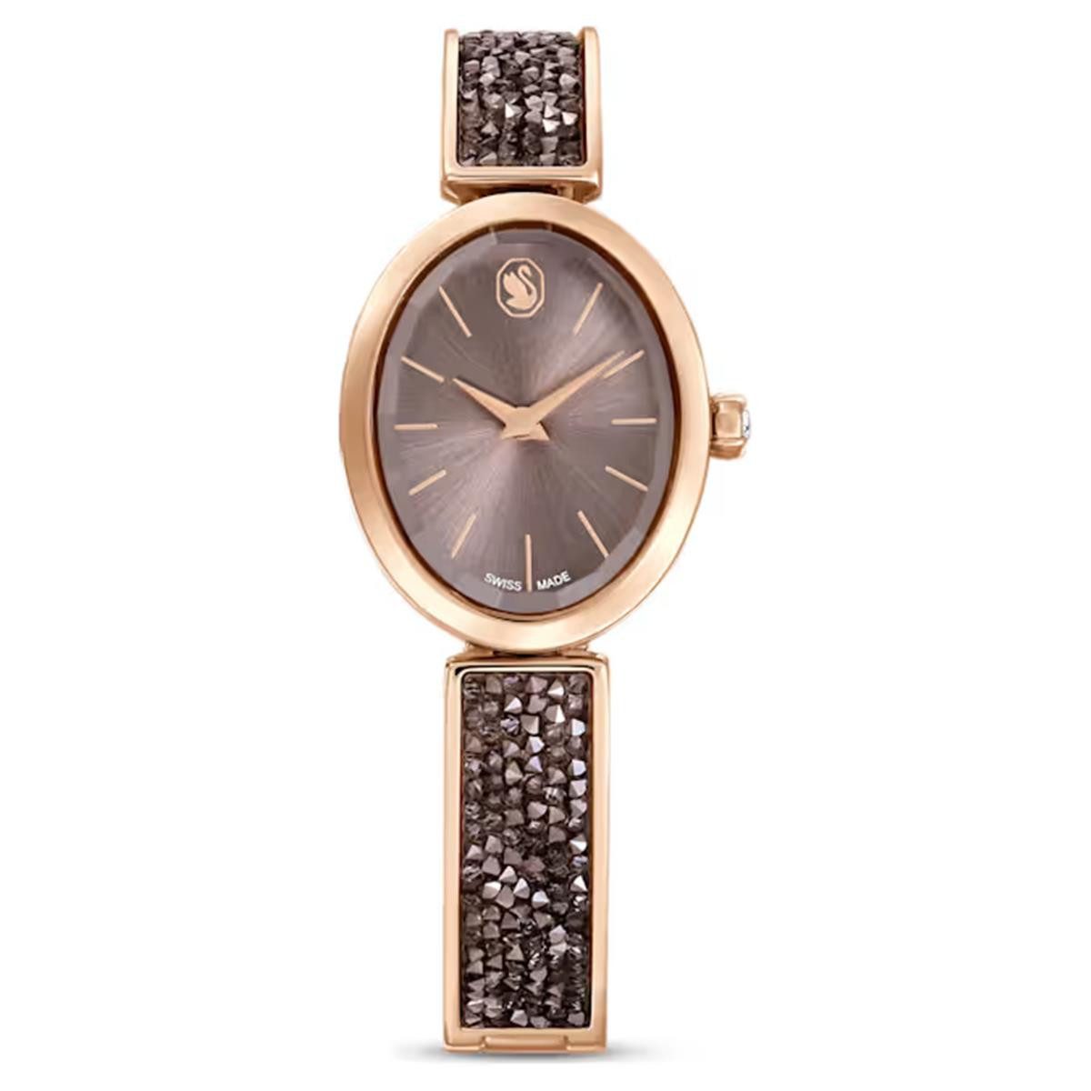 Quarzuhr Swarovski Damen Uhr 5656857 Crystal Rock, Swiss made, Kristallarmband