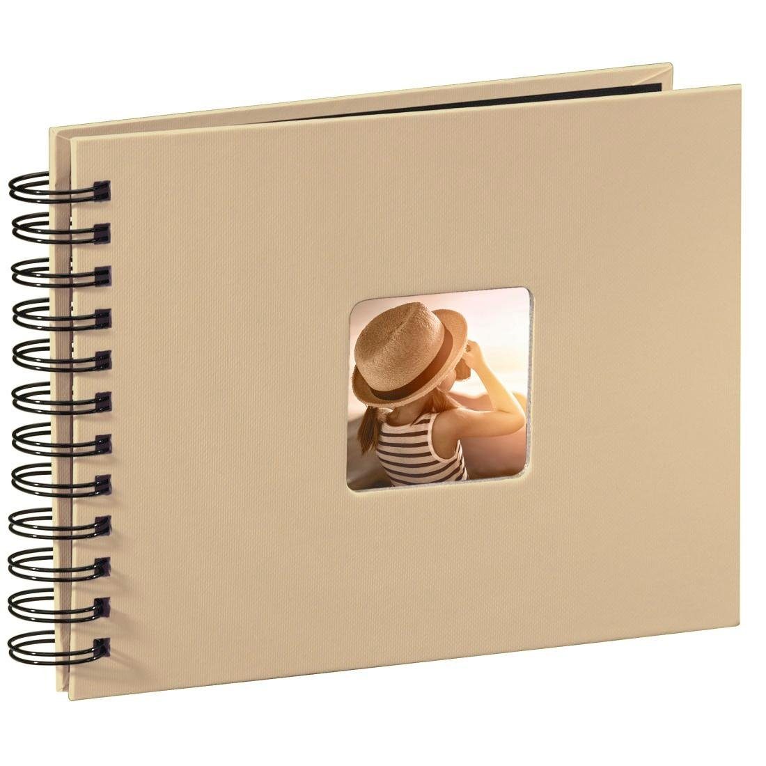 Hama Fotoalbum Fine Art, 24 x 17 cm, 50 Seiten, Photoalbum Taupe