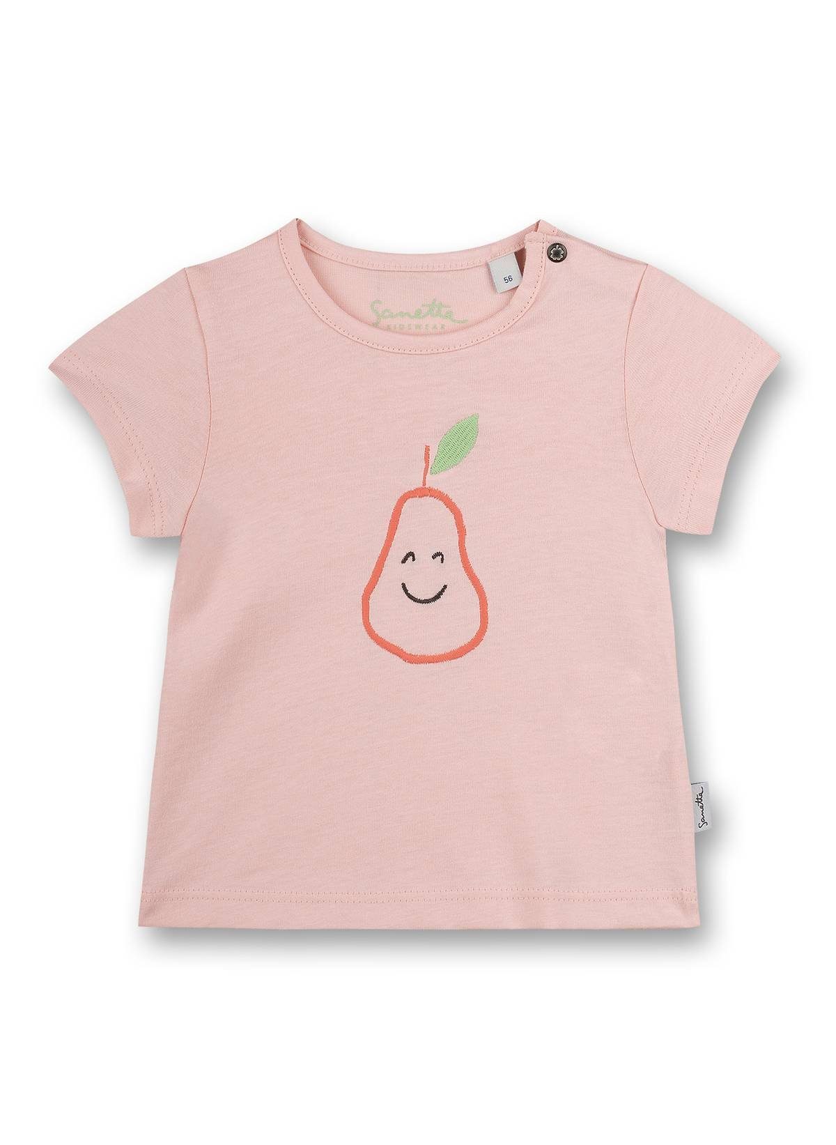 Sanetta T-Shirt Mädchen T-Shirt - Baby, Kurzarm, Rundhals Rosa