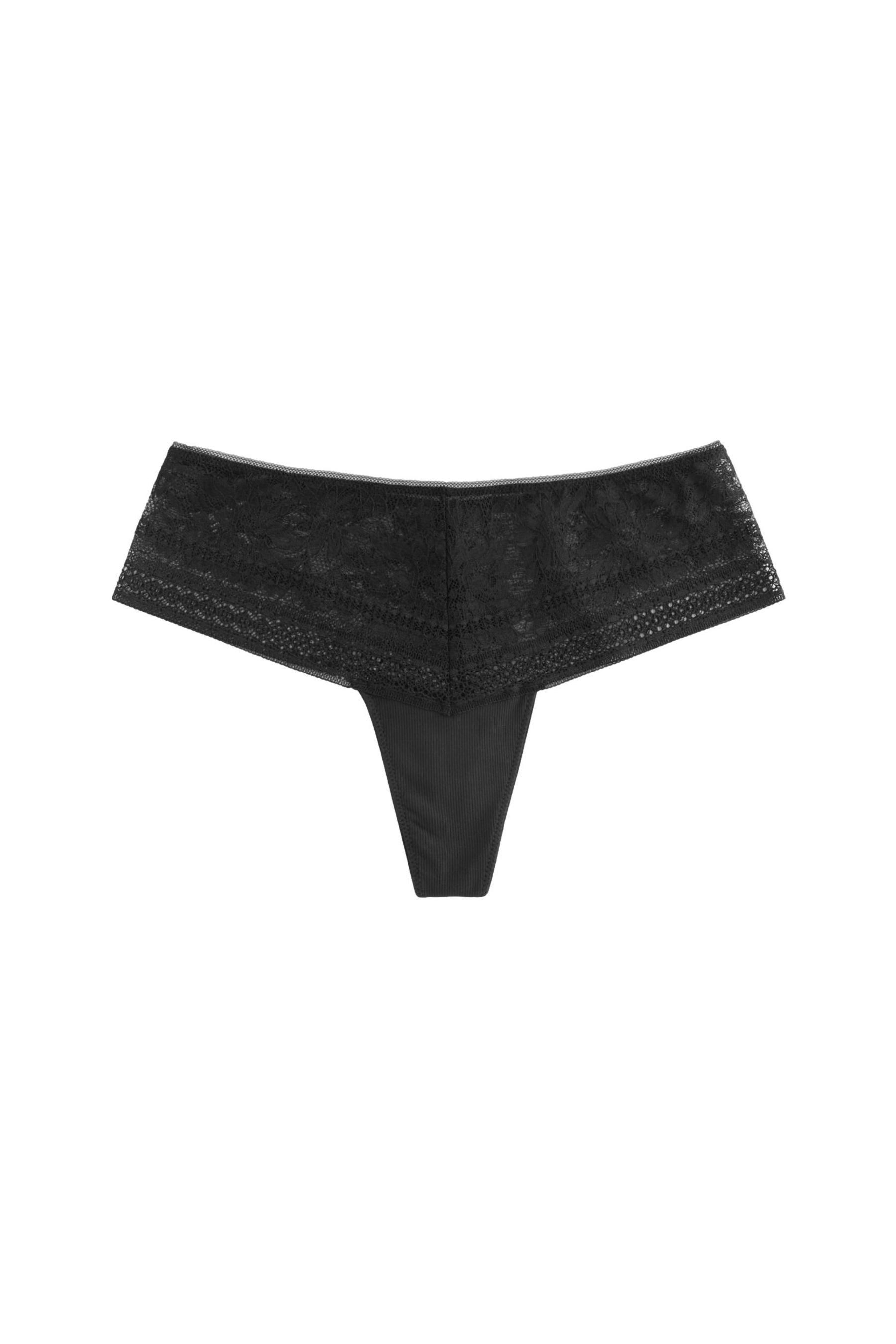 High-Waist-String Premium Hochbund-Spitzenslip, Tanga