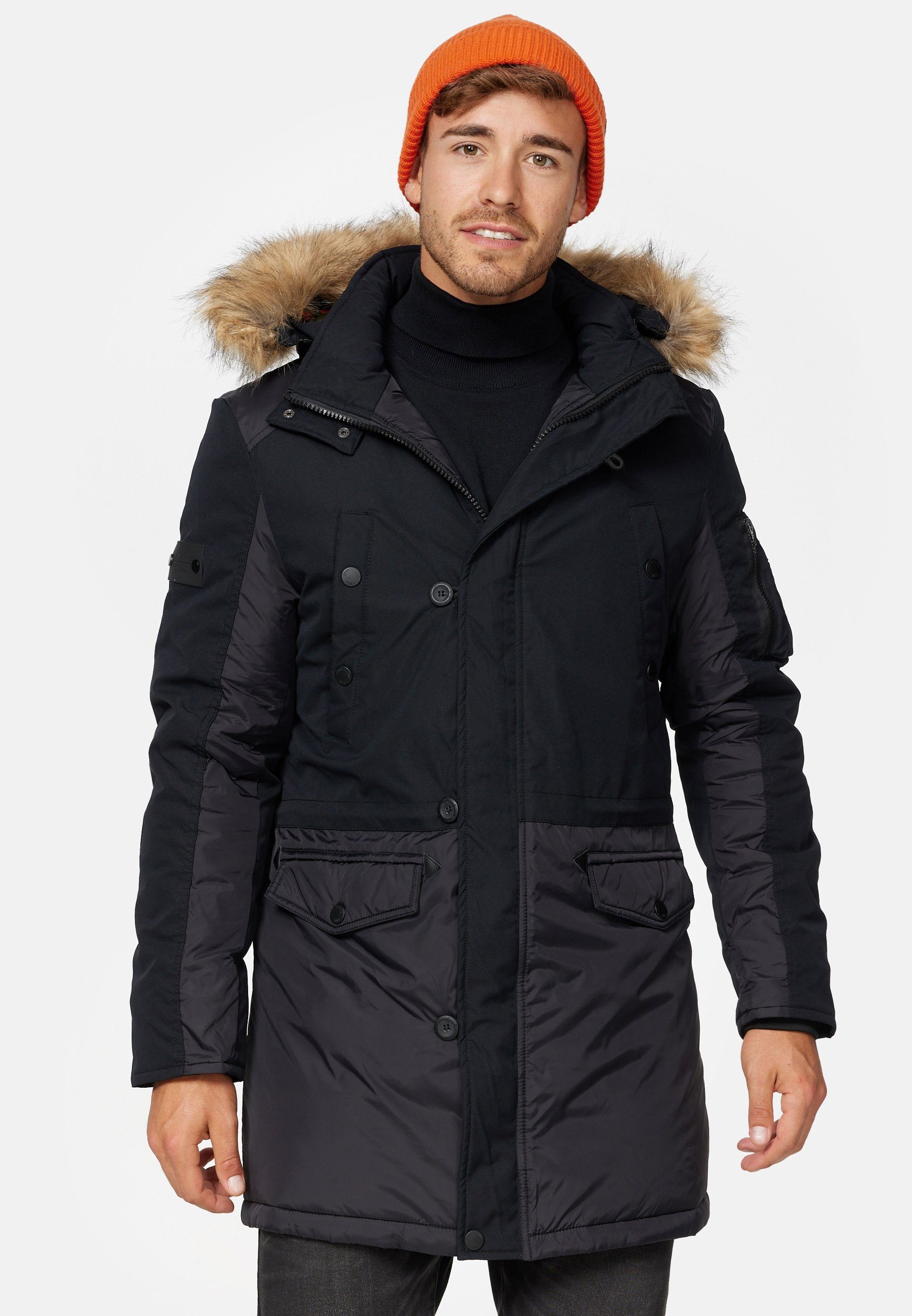 Indicode Jarl Black Parka