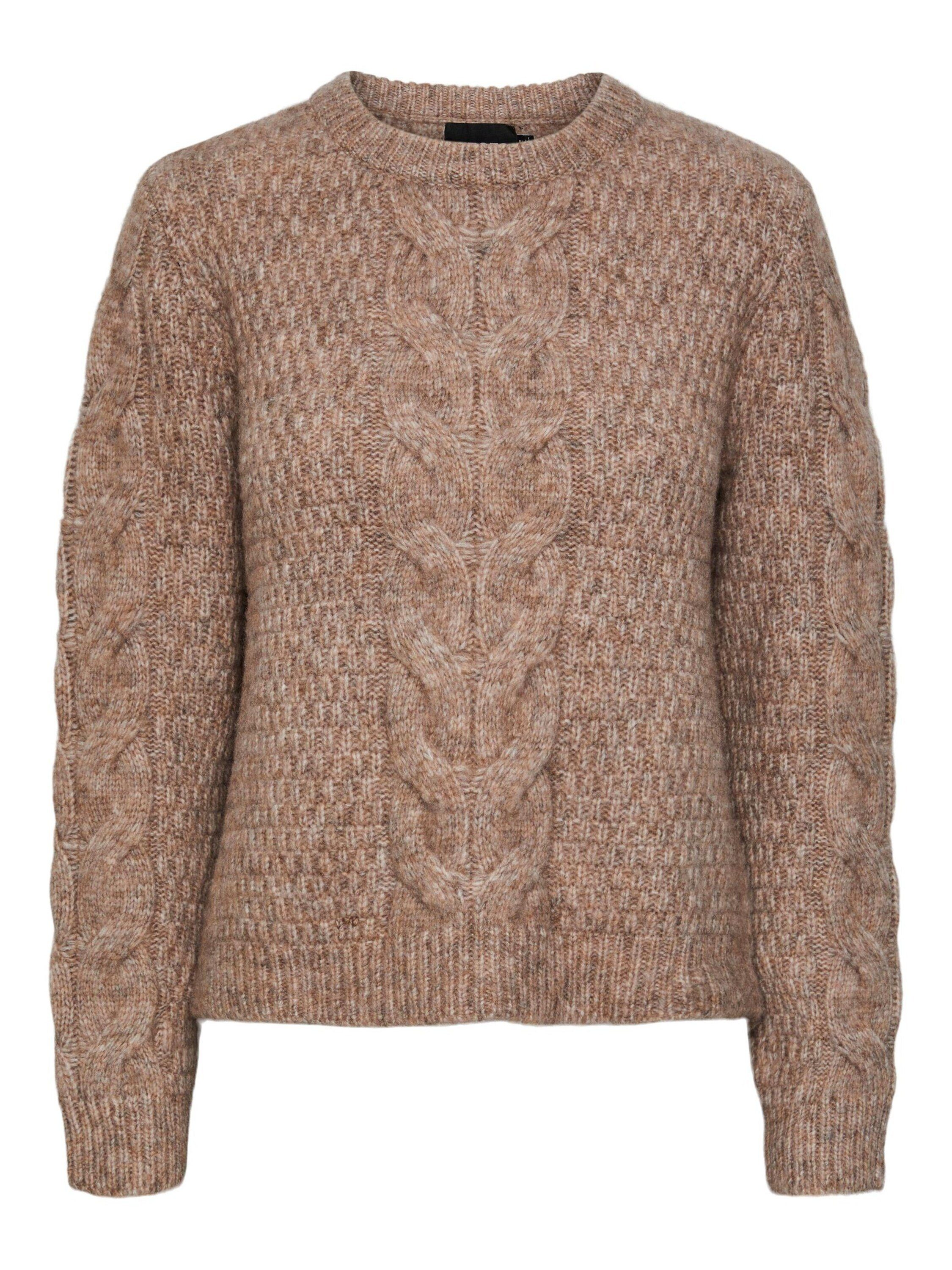 pieces Strickpullover "PCNINA LS O-NECK KNIT NOOS BC" günstig online kaufen